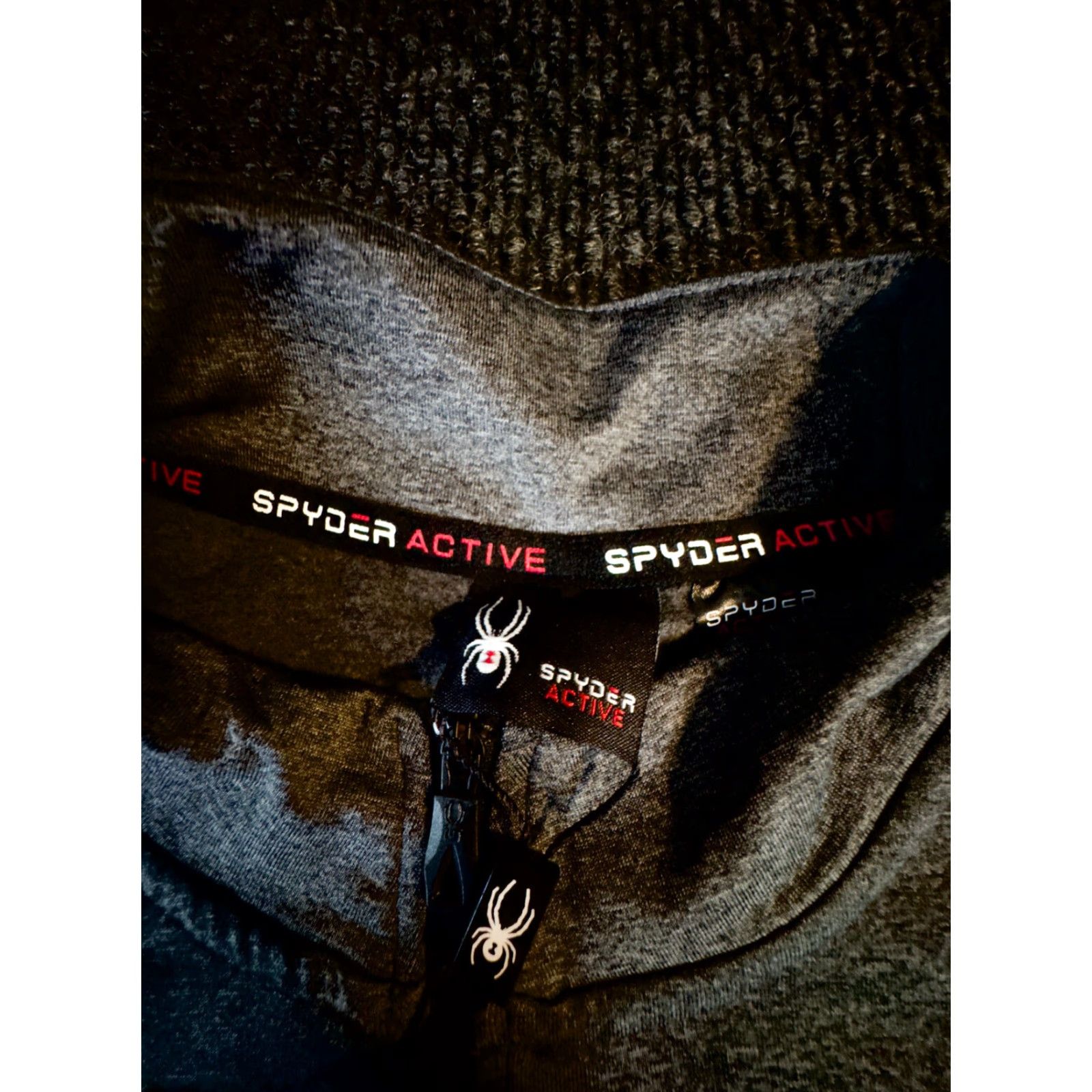 Vintage Spyder Pullover Long Sleeve Quarter Zip Lightweight Gray Heather Large Mens Size US L / EU 52-54 / 3 - 2 Thumbnail