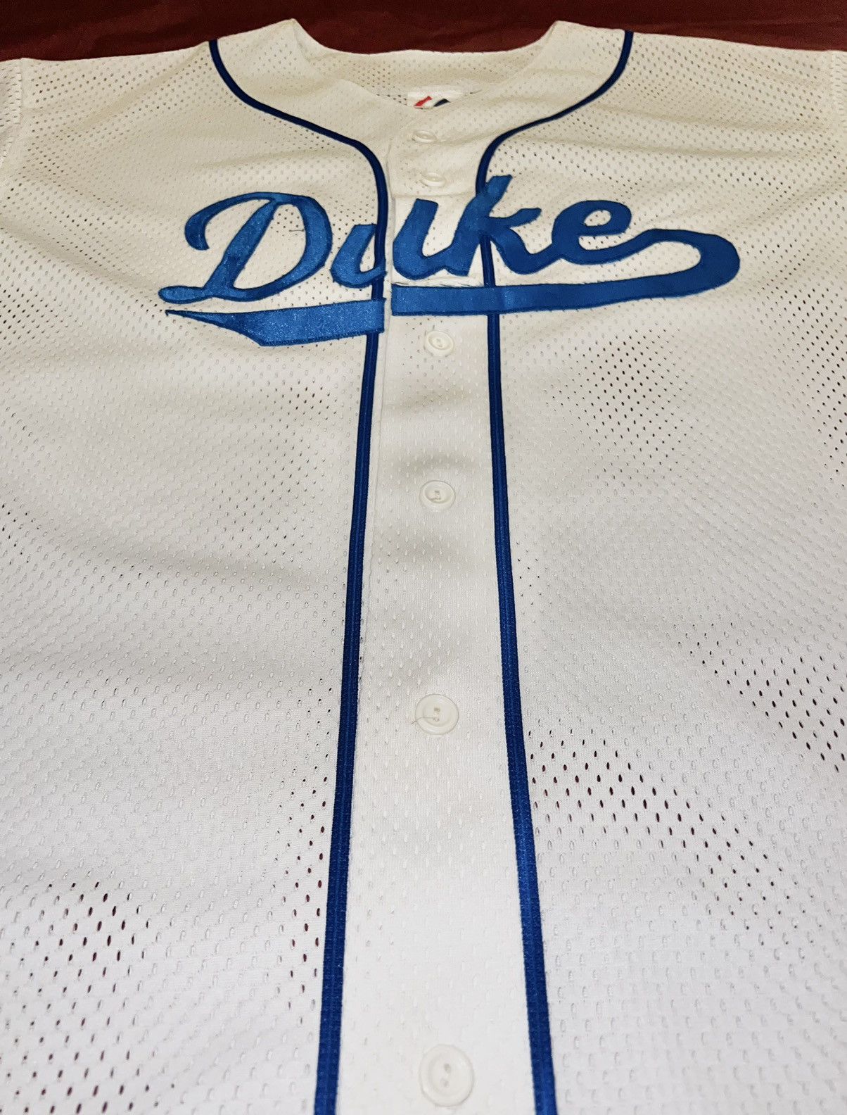 Majestic VINTAGE DUKE UNIVERSITY BASEBALL JERSEY Size US L / EU 52-54 / 3 - 3 Thumbnail