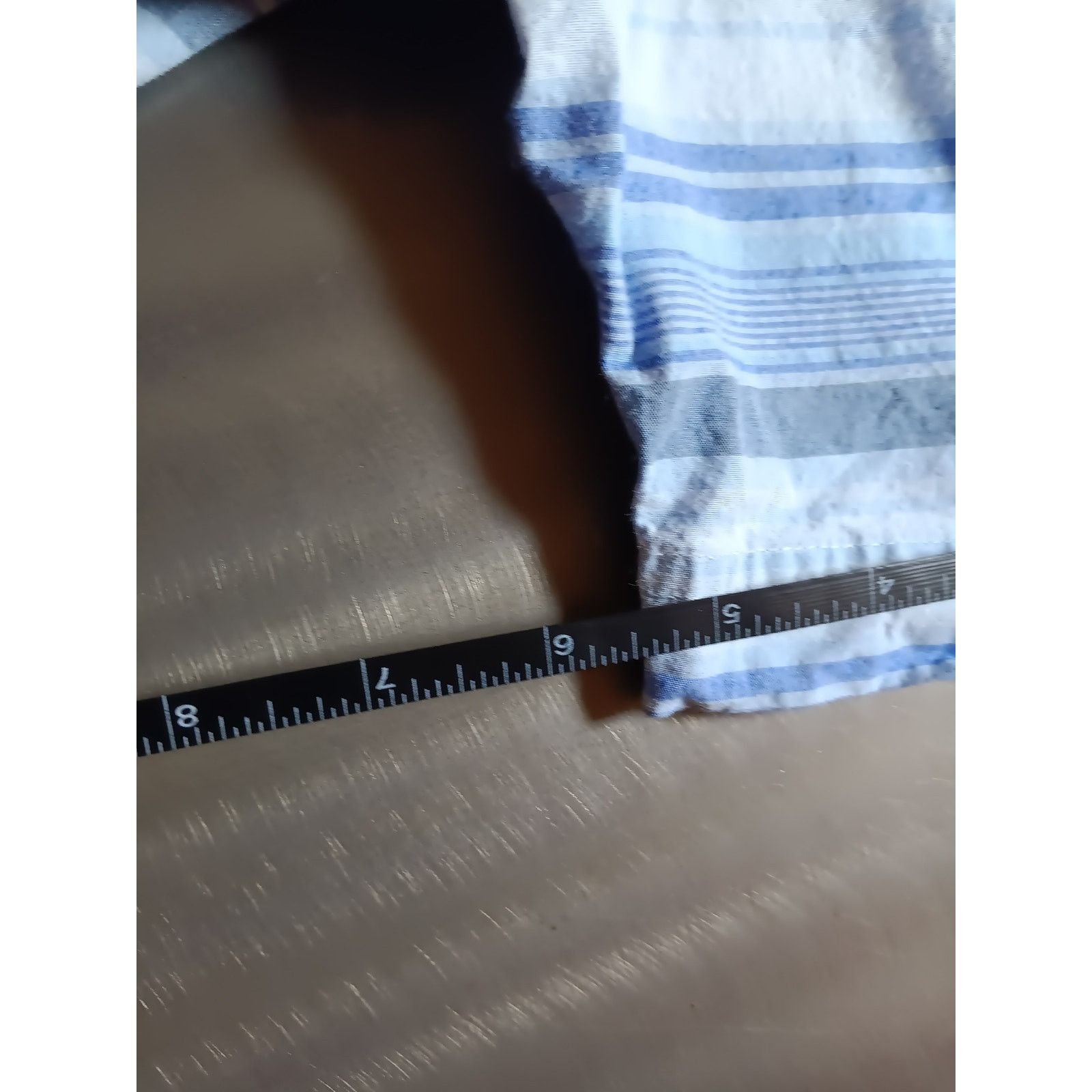 Columbia Columbia Blue Striped Men's Small Button Up Shirt Size US S / EU 44-46 / 1 - 5 Thumbnail