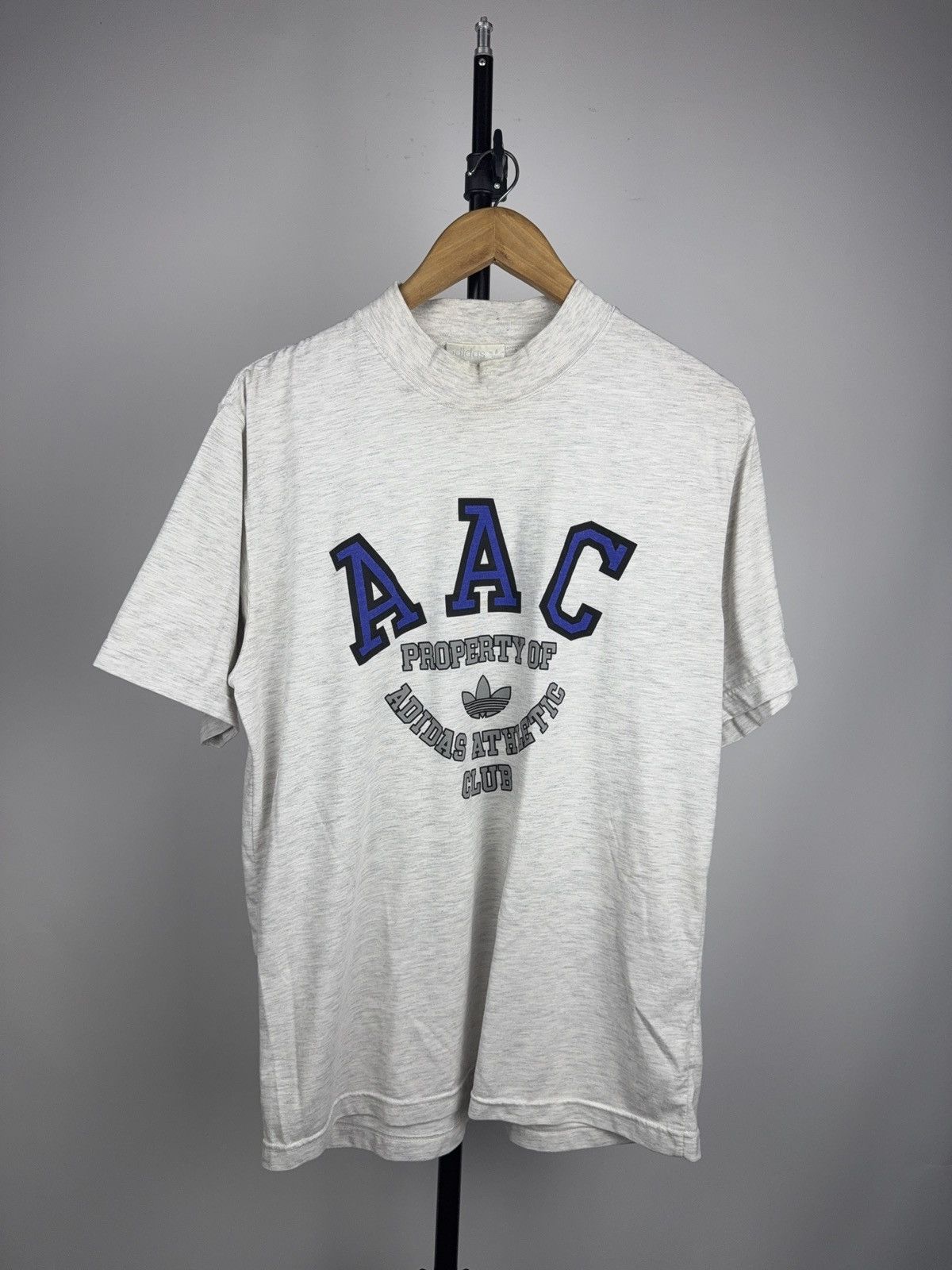 Adidas Retro 90s Vintage Adidas AAC T Shirt Athletic Club Logo Tee Size US M / EU 48-50 / 2 - 1 Thumbnail