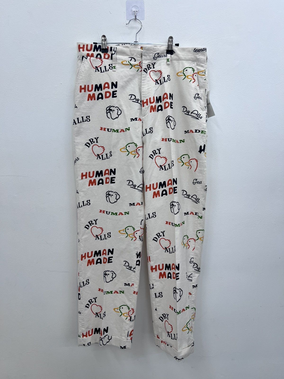 Human Made Human Made Printed Chino Pants In Cream Size US 34 / EU 50 - 1 Thumbnail