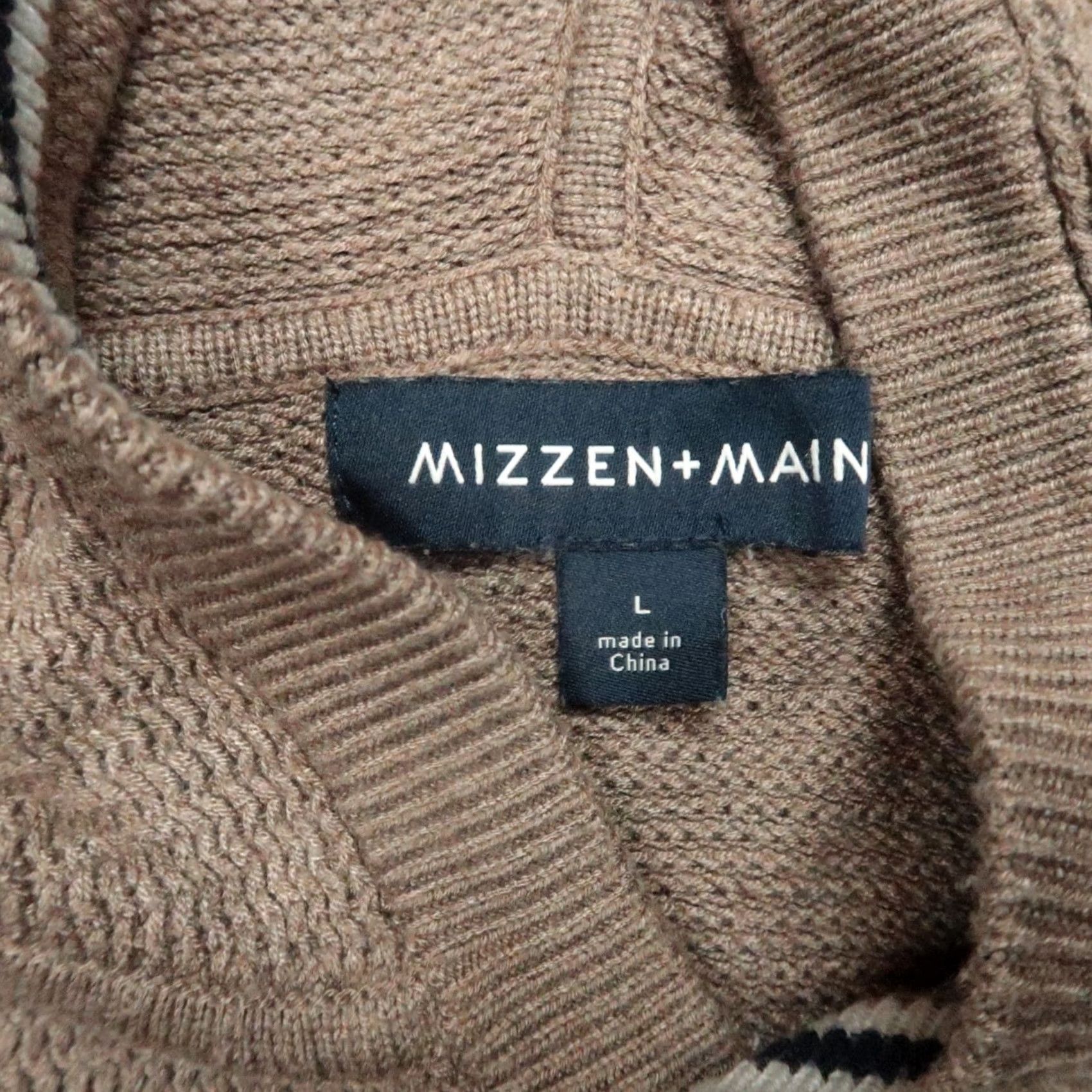 Mizzen+Main Mizzen Main Hoodie Mens Small Brown Cassady Knit Hooded Sweater Pullover Henley Shirt -Arranged for search visibility- Size US S / EU 44-46 / 1 - 3 Thumbnail
