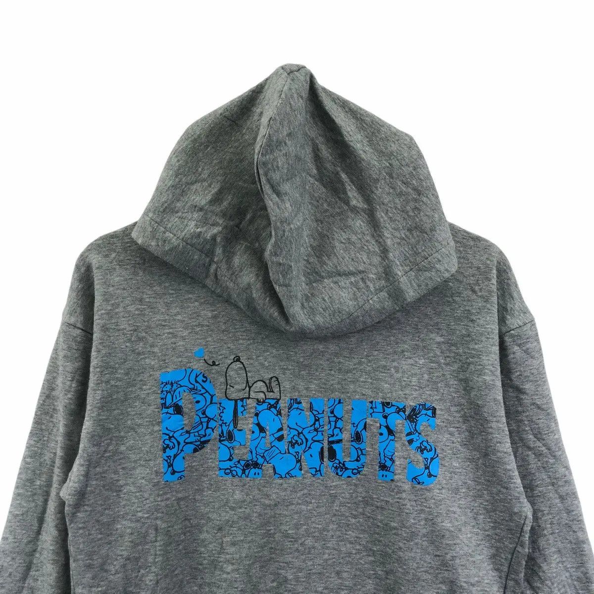 Peanuts Vtg 90’ PEANUTS SNOOPY CARTOON Gray Hoodie Sweater Size M / US 6-8 / IT 42-44 - 3 Thumbnail