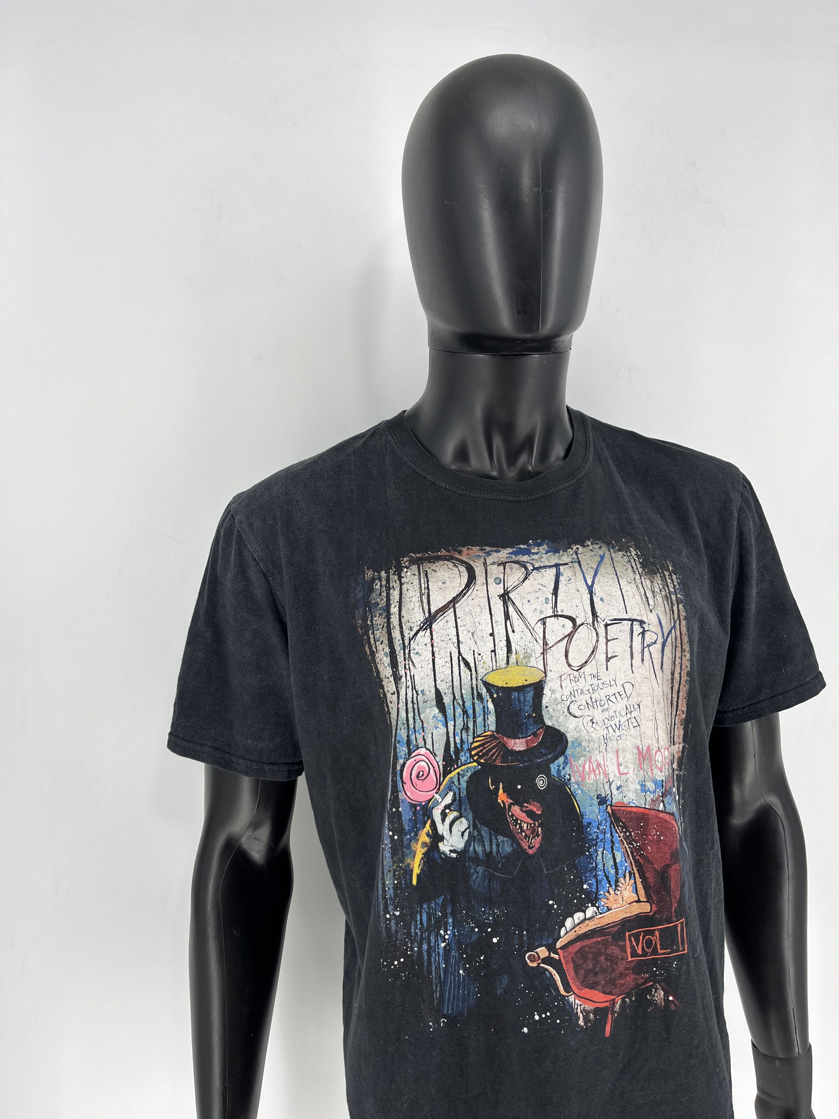 Band Tees × Vintage Vintage Ivan L. Moody's - Dirty Poetry Cover Art T-Shirt Size US L / EU 52-54 / 3 - 3 Thumbnail