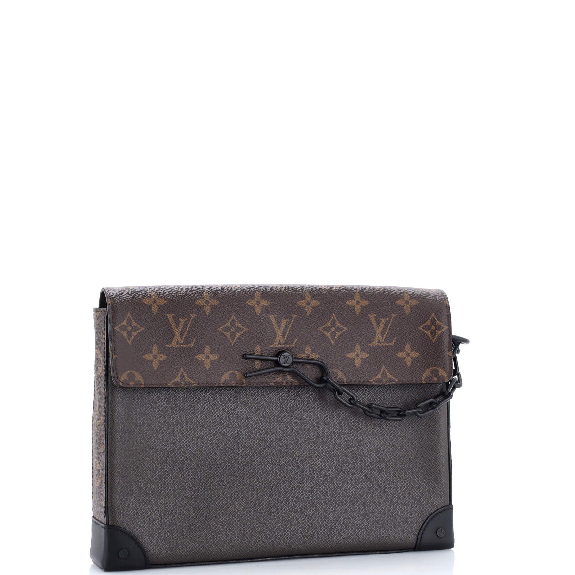 Louis Vuitton Pochette Voyage Steamer Leather and Monogram C Size ONE SIZE - 1 Thumbnail