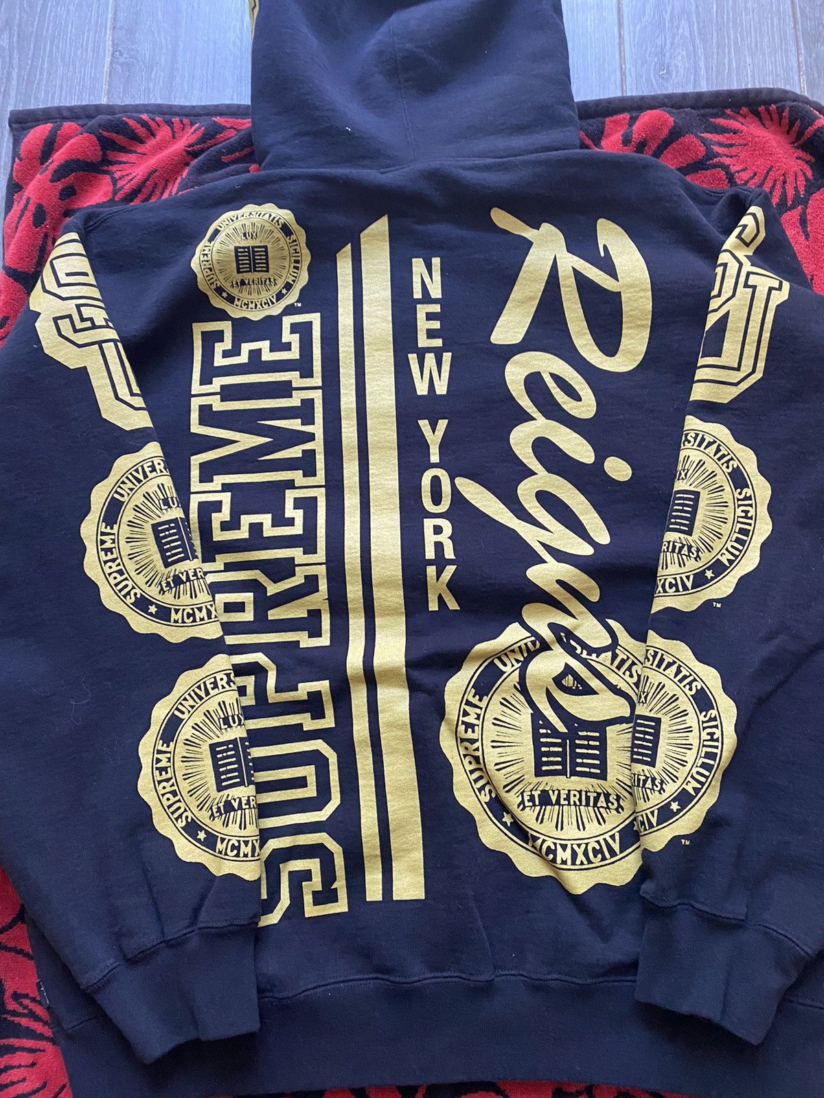 Supreme Supreme Knowledge Reigns Zip Up Hooded Sweatshirt XL Size US XL / EU 56 / 4 - 4 Thumbnail