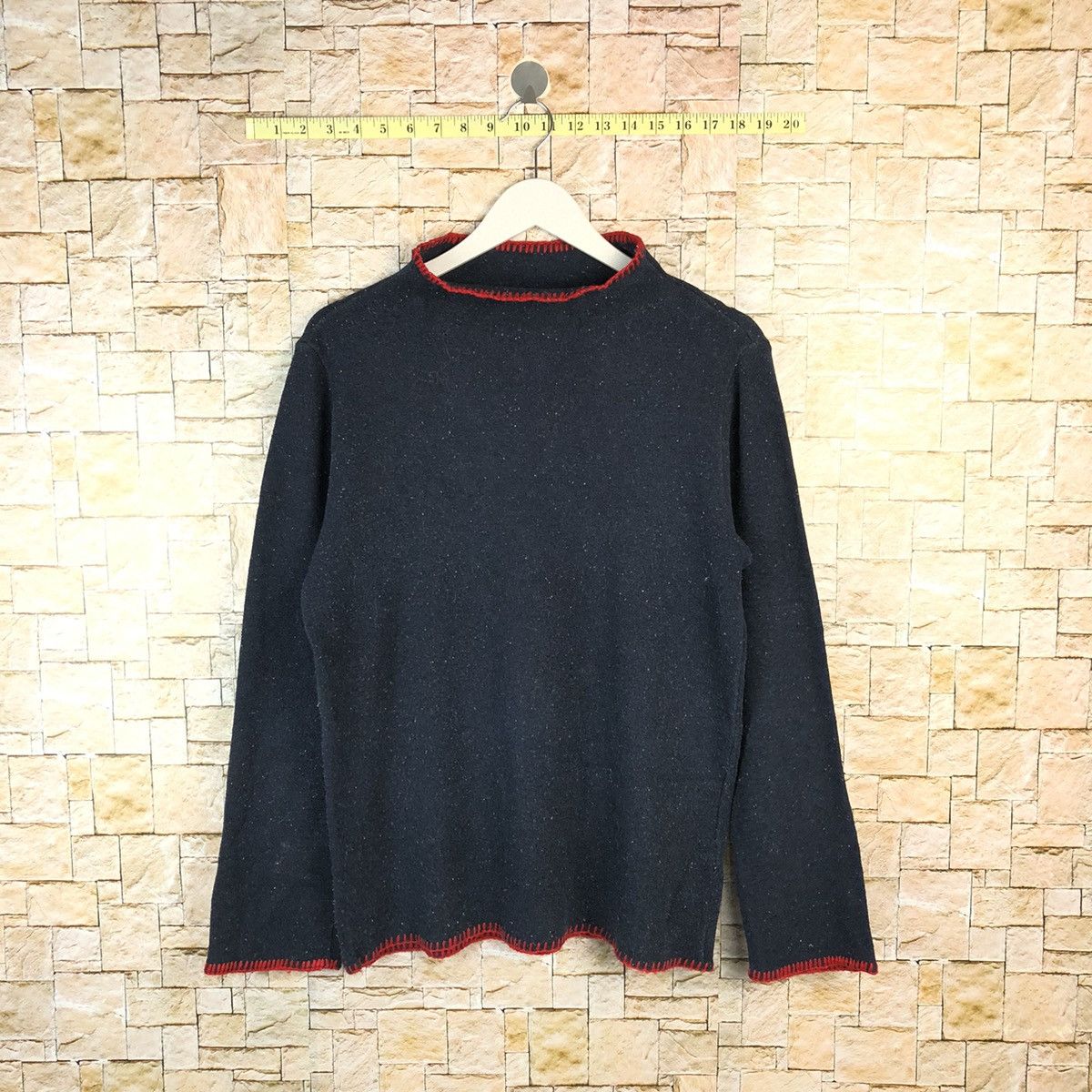 DL Tricot Comme Des Garcons Darkblue Knitwear #A1231