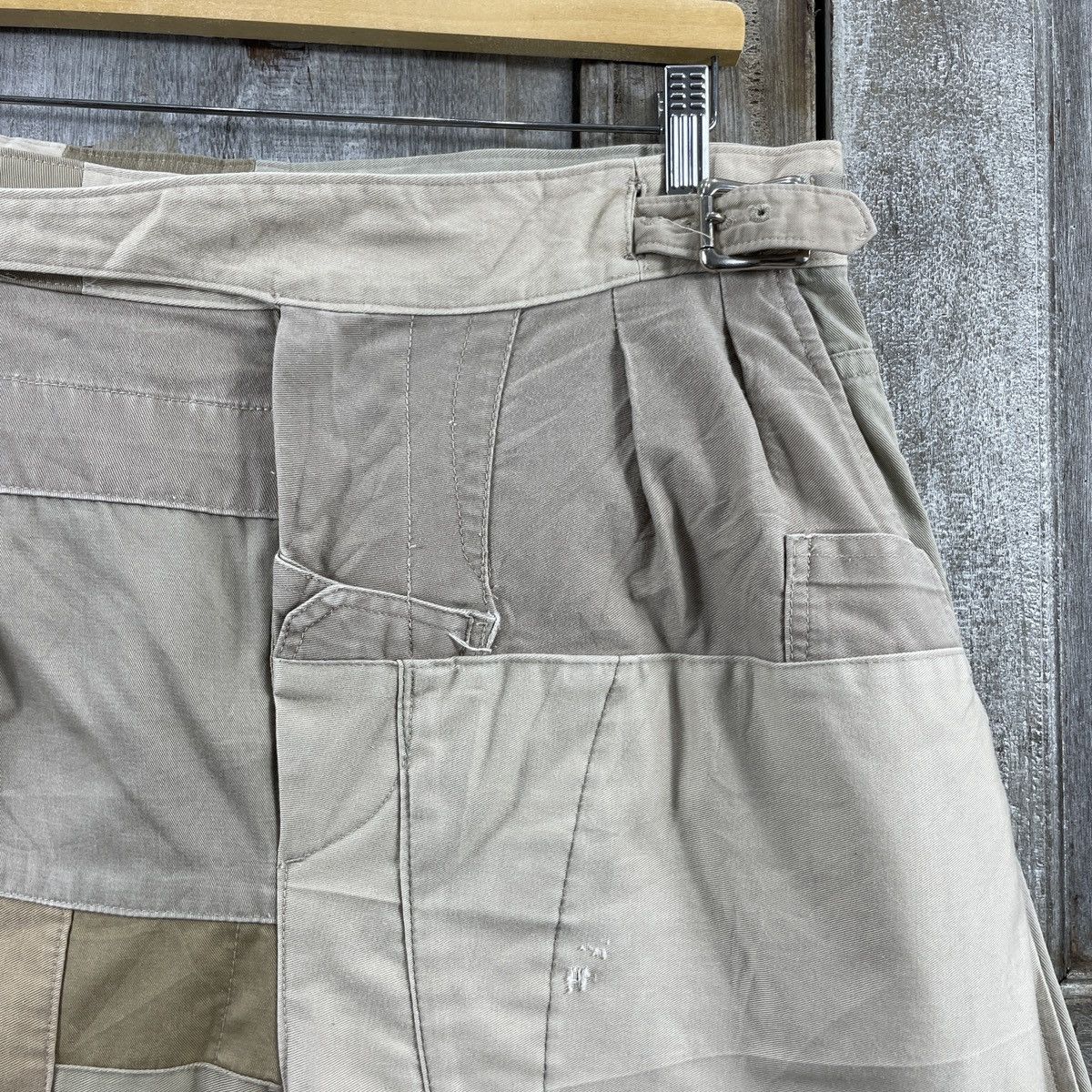 Needles Needles Tactical Patchwork Wide Leg Baggy Pants Size US 34 / EU 50 - 4 Thumbnail