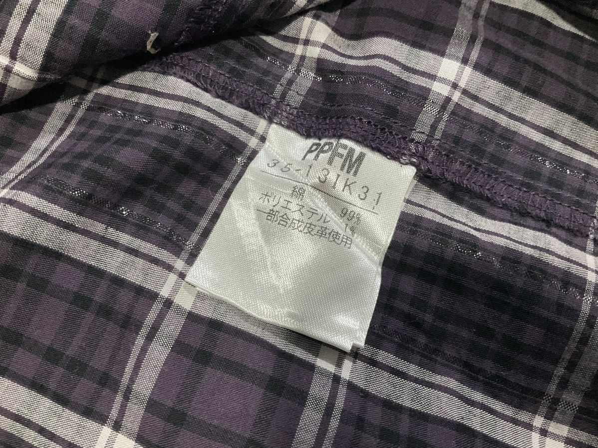 Hysteric Glamour × Japanese Brand × PPFM 🔥Sick Y2K PPFM Flannel Shirt Size US L / EU 52-54 / 3 - 9 Thumbnail