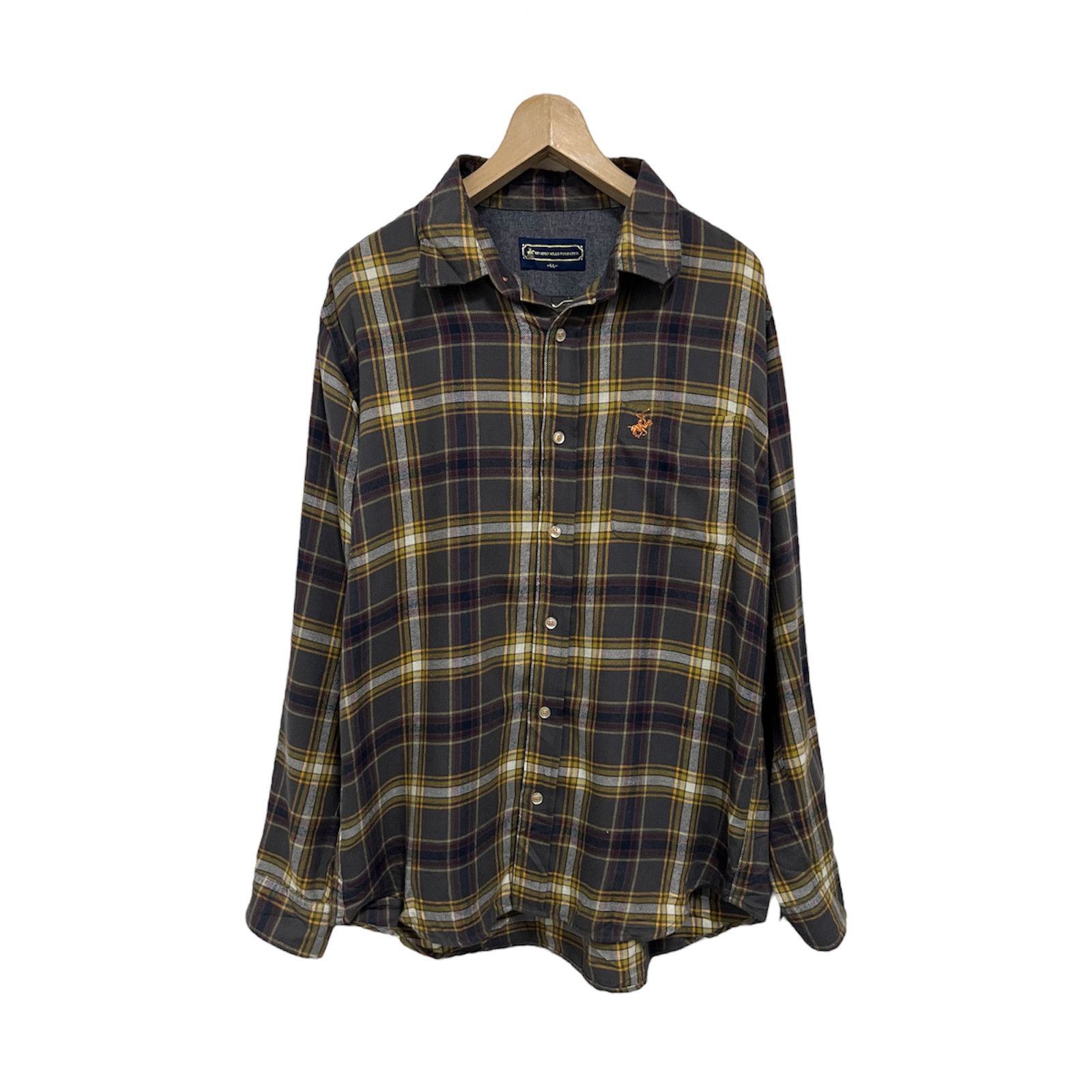 Vintage Beverly Hill Polo Club Plaid Tartan Flannel Shirt Jacket Size US L / EU 52-54 / 3 - 1 Thumbnail