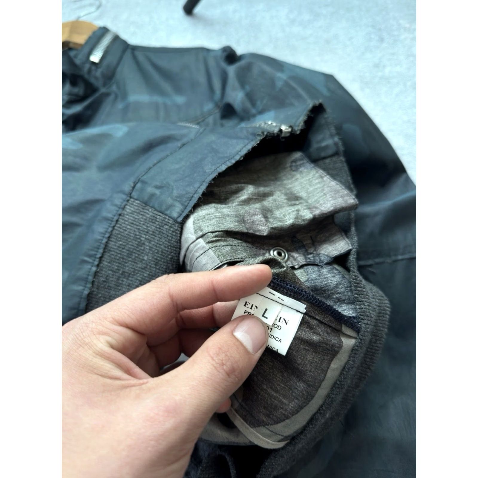 J Brand VINTAGE Absolut Joy Jacket Men L Blue 90s Biker USA Japan Style Rare Y2K Archives Zip Button UPPER Size US L / EU 52-54 / 3 - 7 Thumbnail