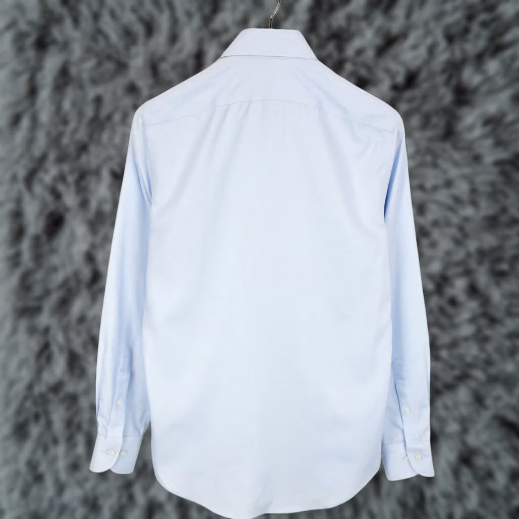 Suitsupply Suitsupply Try On Slim Fit Formal Shirt Men's 37 / 14 1/2 Patterned Button Up Shirt Mens Blue Patterned Formal Button-Up Size 36R - 1 Thumbnail