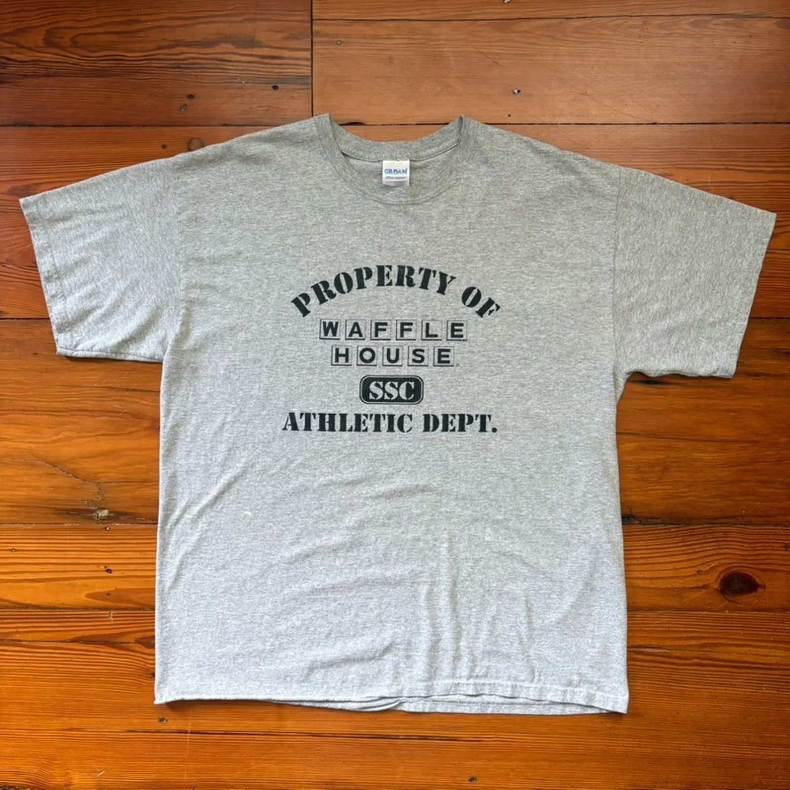 Vintage Vintage Waffle House T-Shirt Men's Size XL Gray Athletic Size US XL / EU 56 / 4 - 2 Thumbnail