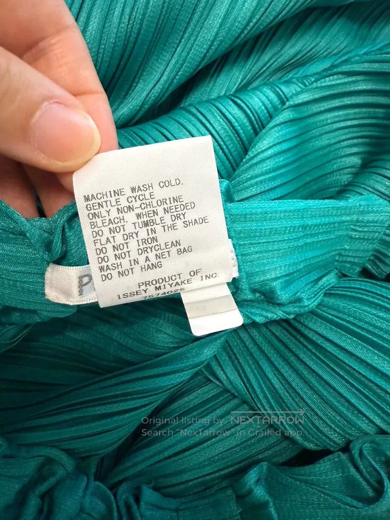 Issey Miyake Issey Miyake size:3 Horizontal Stripe Midi Skirt Size 22" - 3 Thumbnail