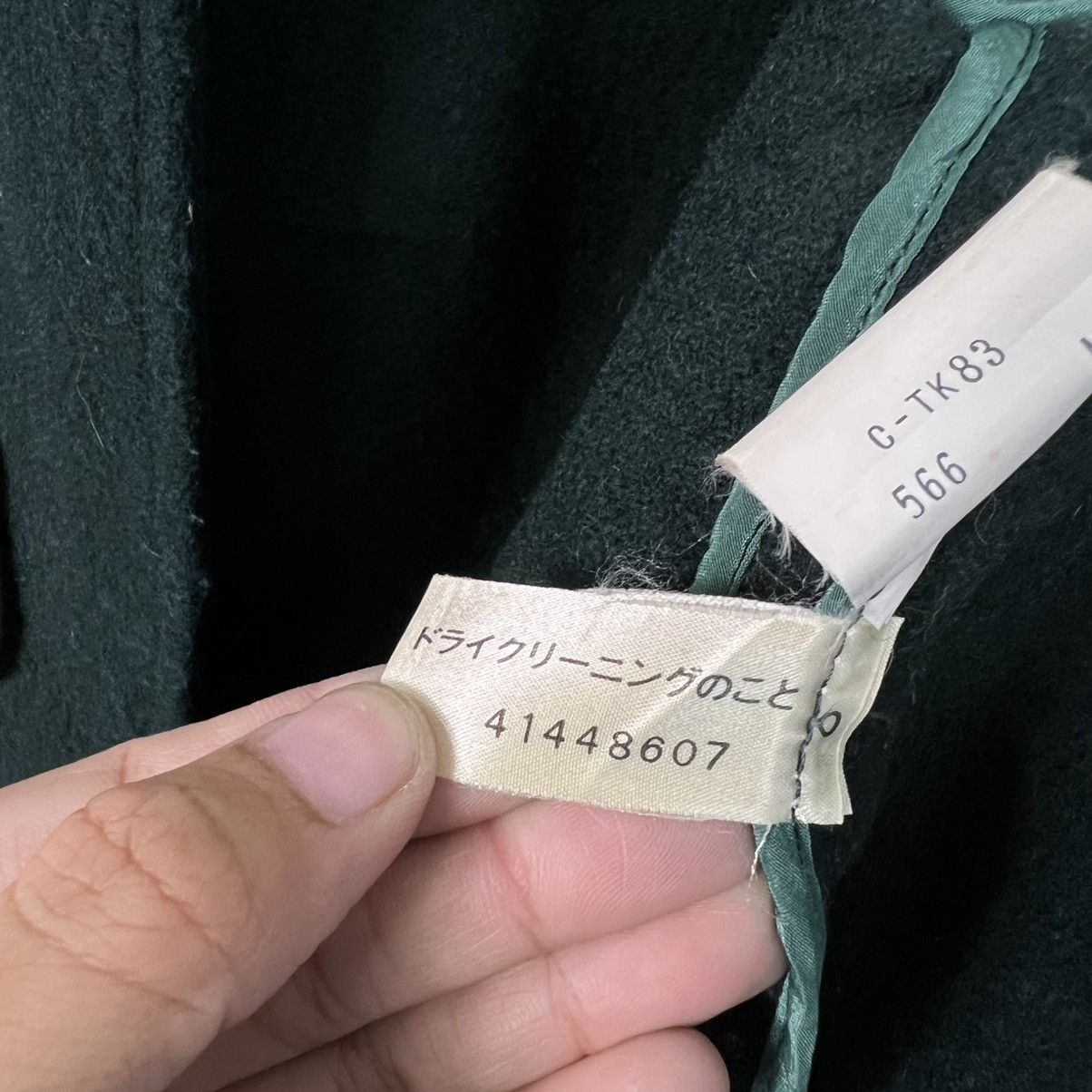 Vintage THE SCOTCH HOUSE Green Hooded Duffle Coat #4140-C189 Size US L / EU 52-54 / 3 - 18 Thumbnail