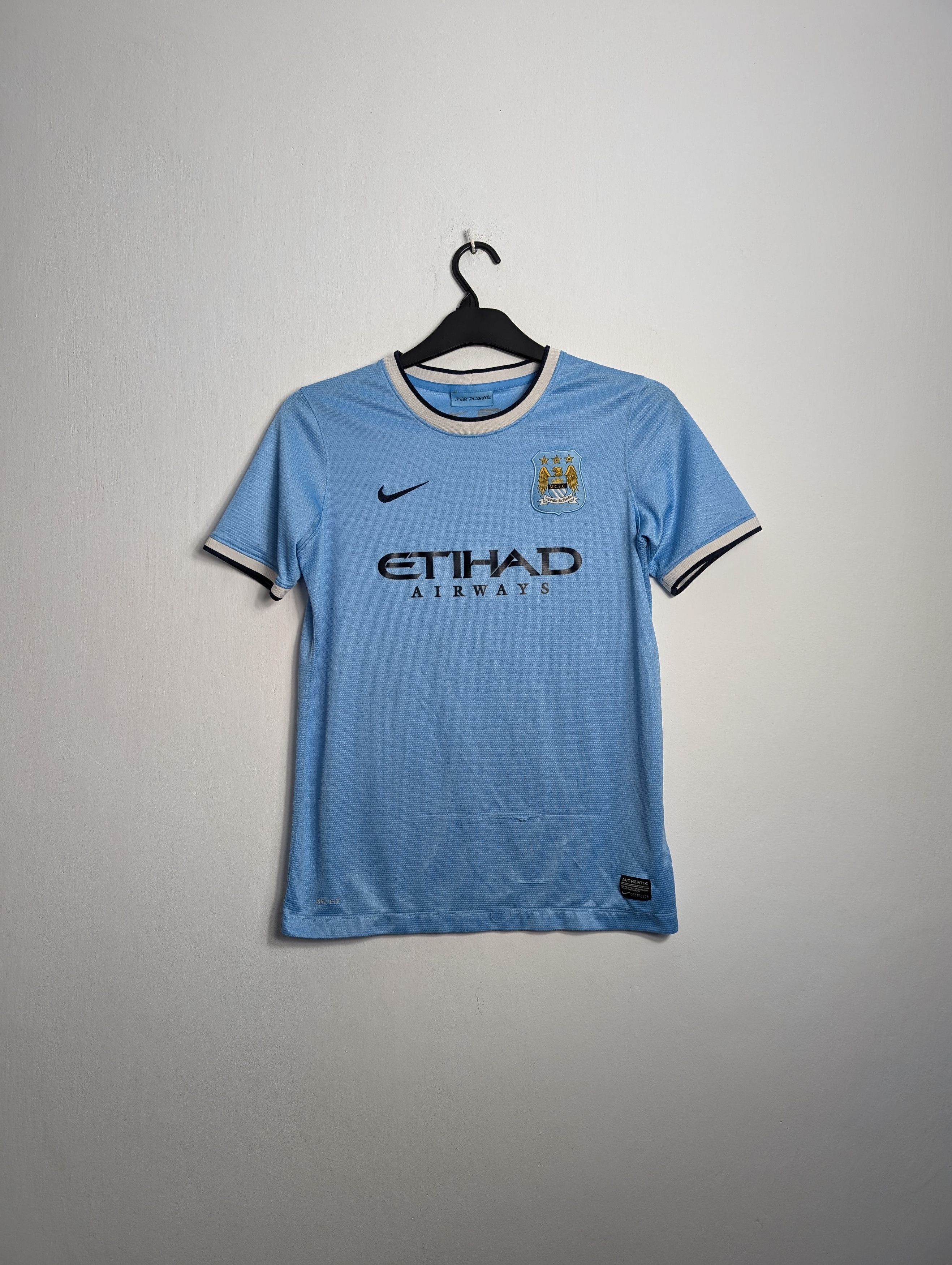 Nike Manchester City 2013/2014 Home Football Shirt Nike Size US S / EU 44-46 / 1 - 1 Thumbnail