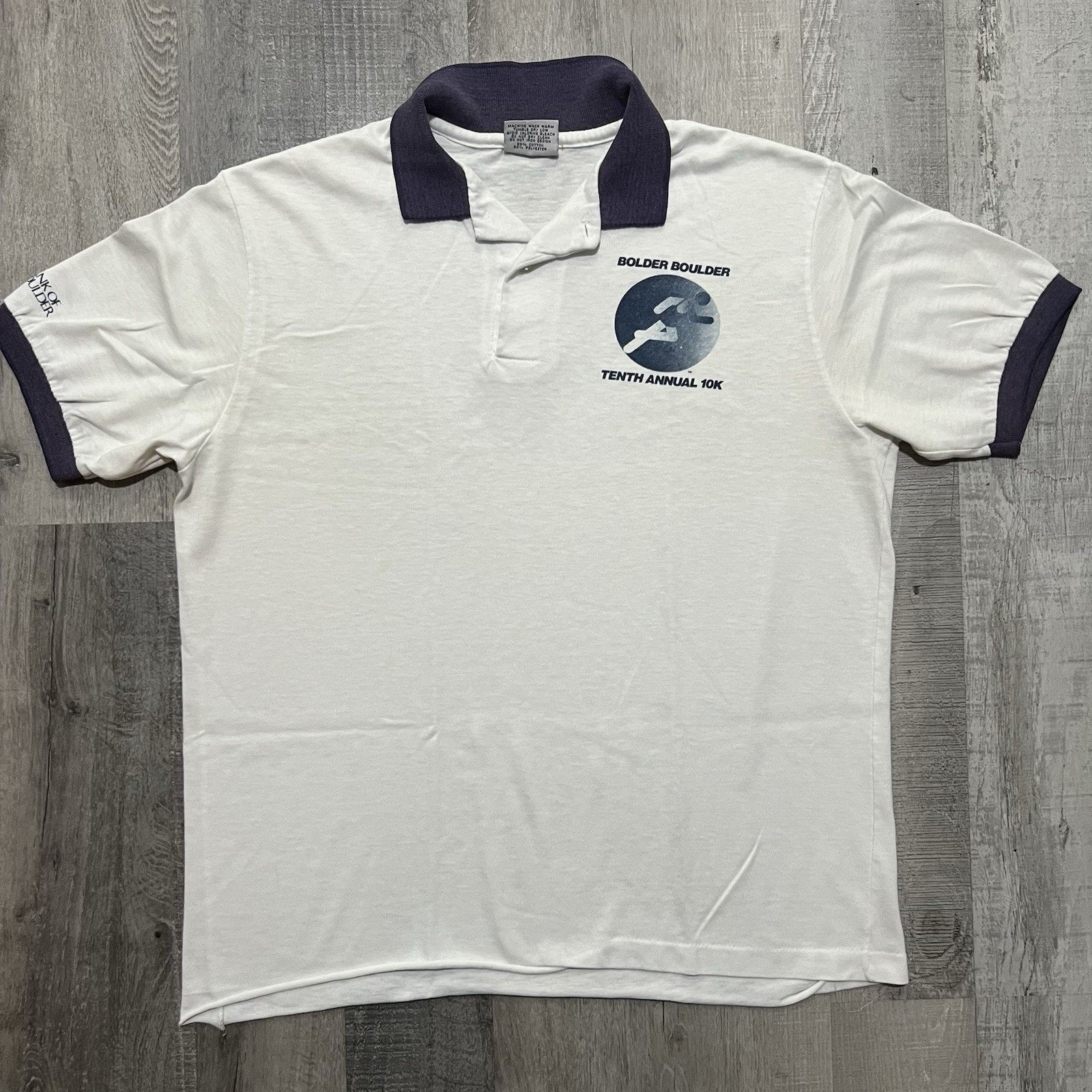 Vintage VTG Bolder Boulder 10k Marathon 1988 Paper Thin Shirt Size US L / EU 52-54 / 3 - 1 Thumbnail