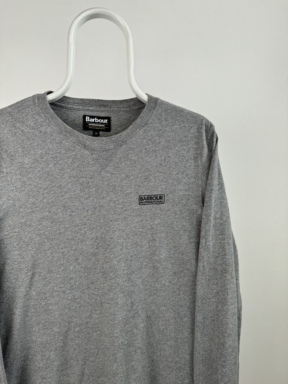 Barbour Barbour Grey Small Logo Long Sleeve Shirt Size US M / EU 48-50 / 2 - 2 Thumbnail
