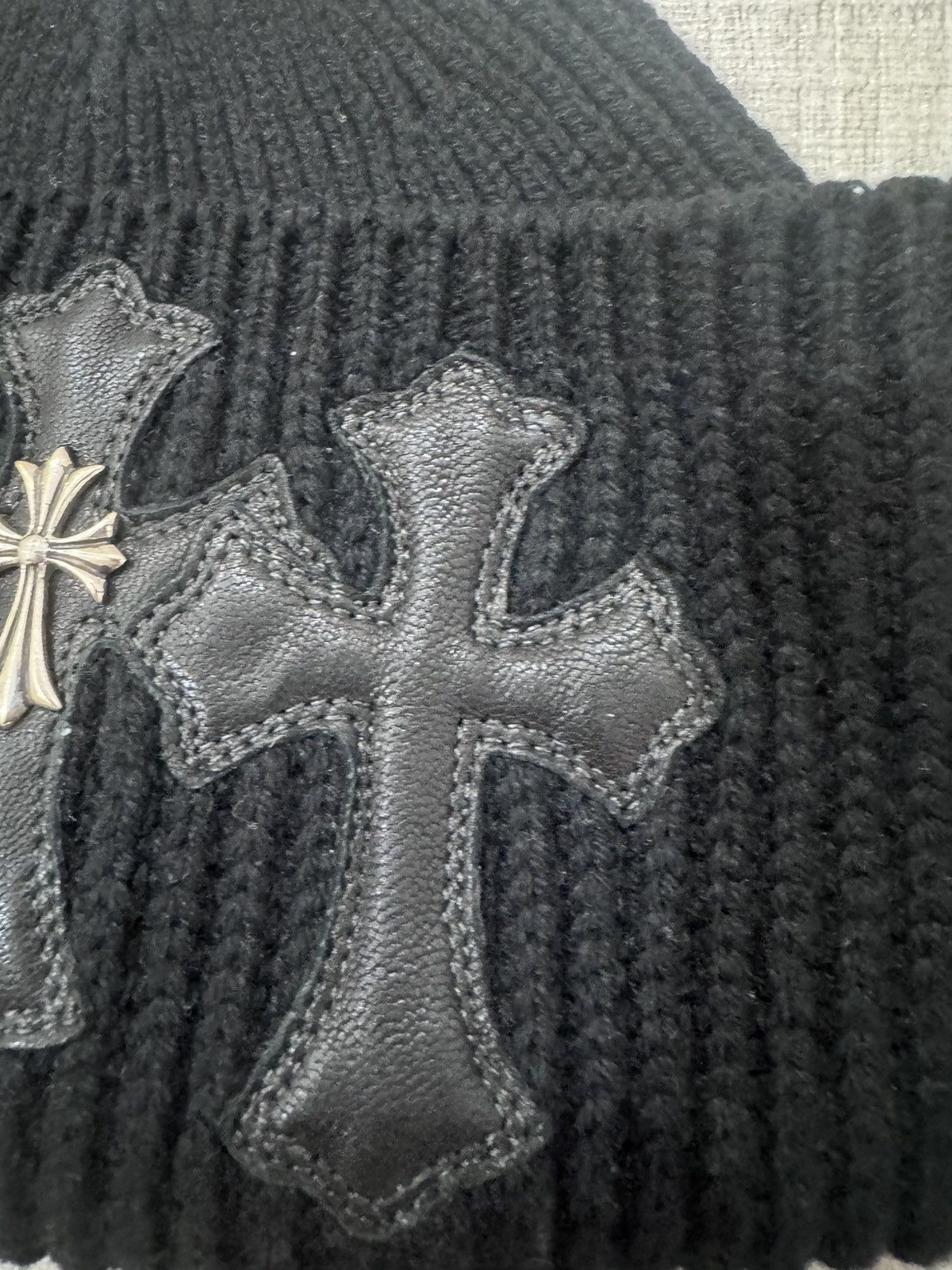 Chrome Hearts Chrome Hearts 3 patch beanie Size ONE SIZE - 4 Thumbnail
