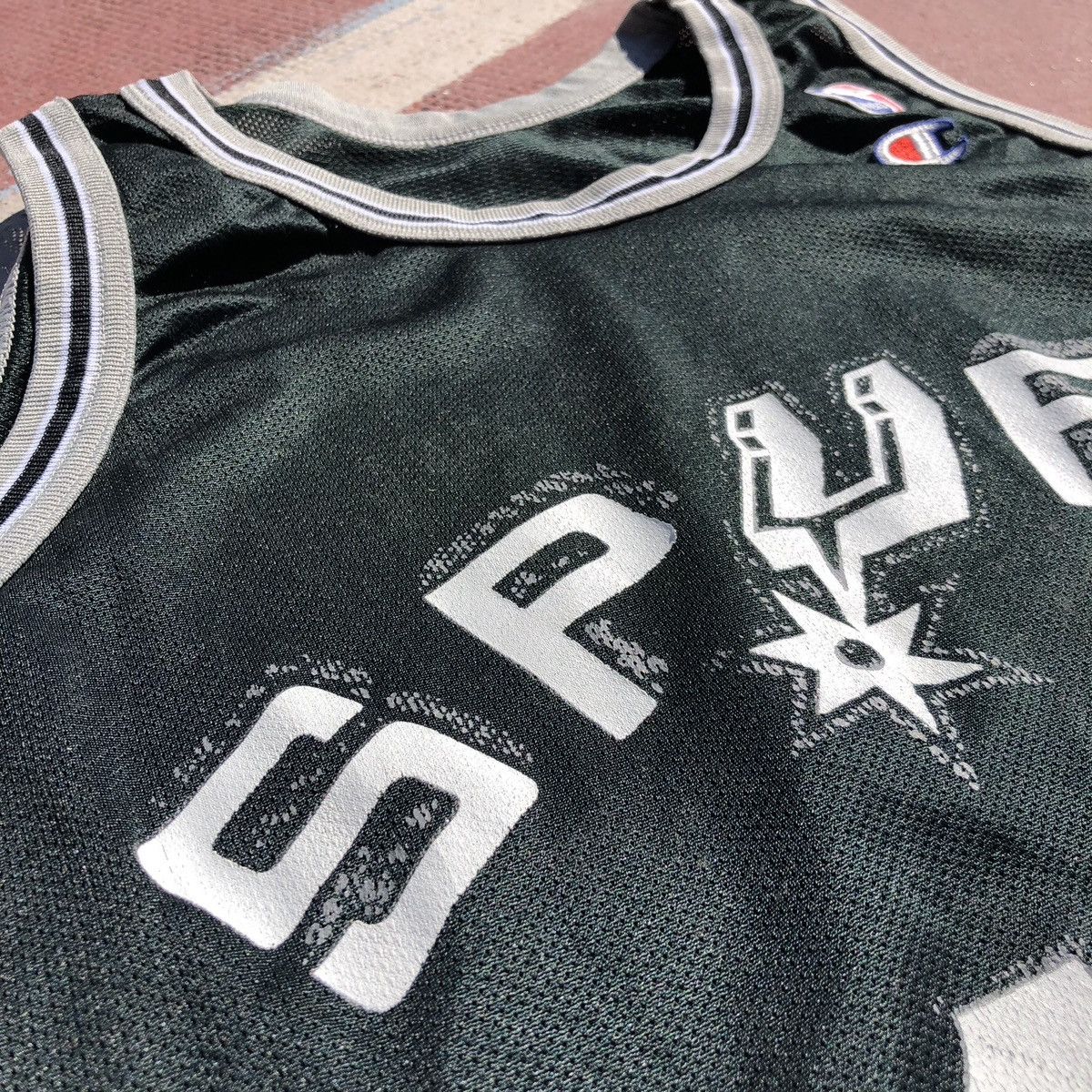 Vintage Denis Rodman Spurs 90s Jersey Size US XL / EU 56 / 4 - 4 Thumbnail