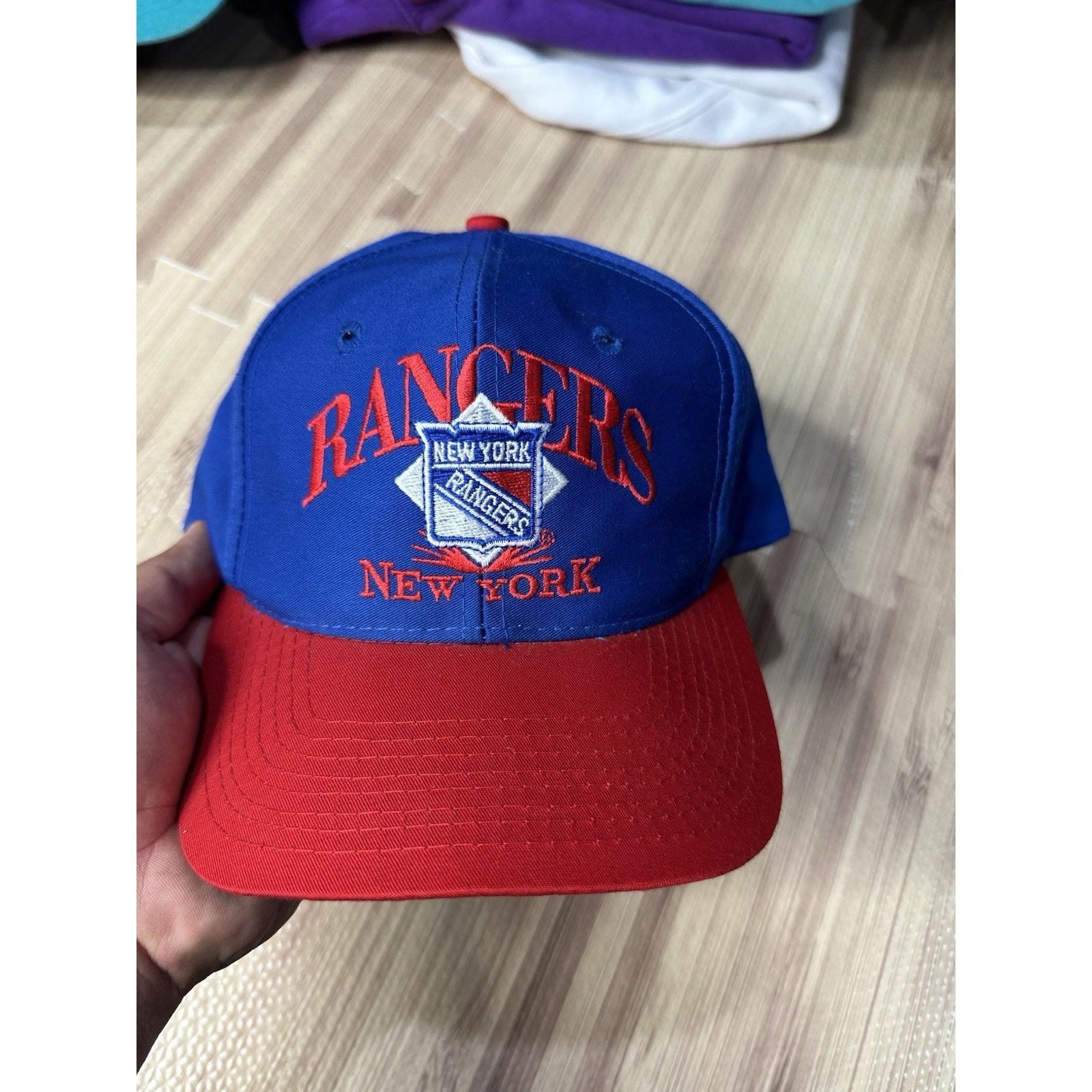 Signatures Vintage 90s New York Rangers Hat Signature NHL Snapback Size ONE SIZE - 1 Thumbnail
