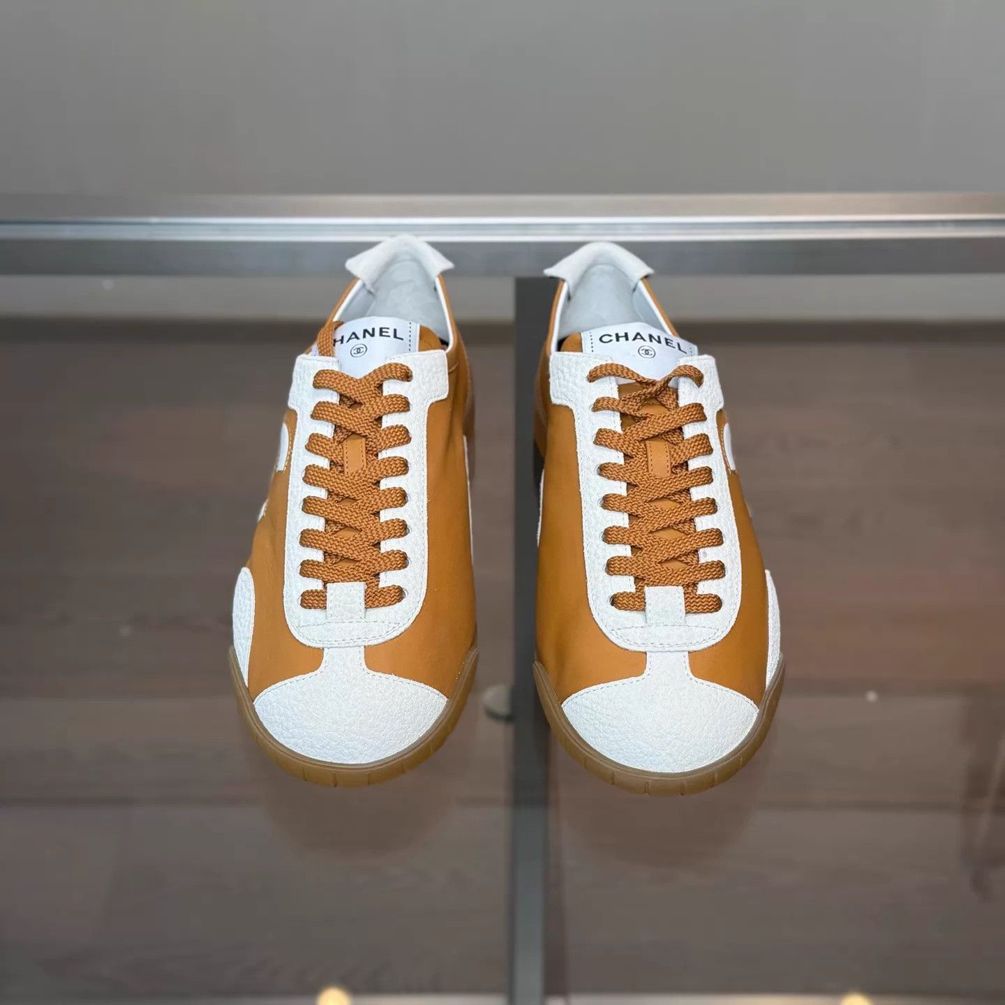 Chanel CHANEL 26P White/Yellow CB Deerfield 37.5 New Box Size US 7 / IT 37 - 2 Thumbnail