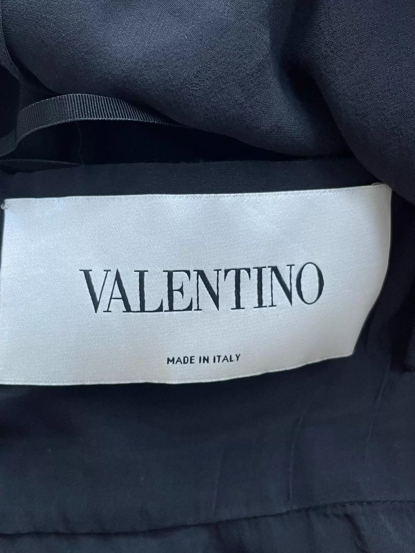 Valentino Valentino Women's Black Pleated Cape Dress Size 42 Size M / US 6-8 / IT 42-44 - 3 Thumbnail