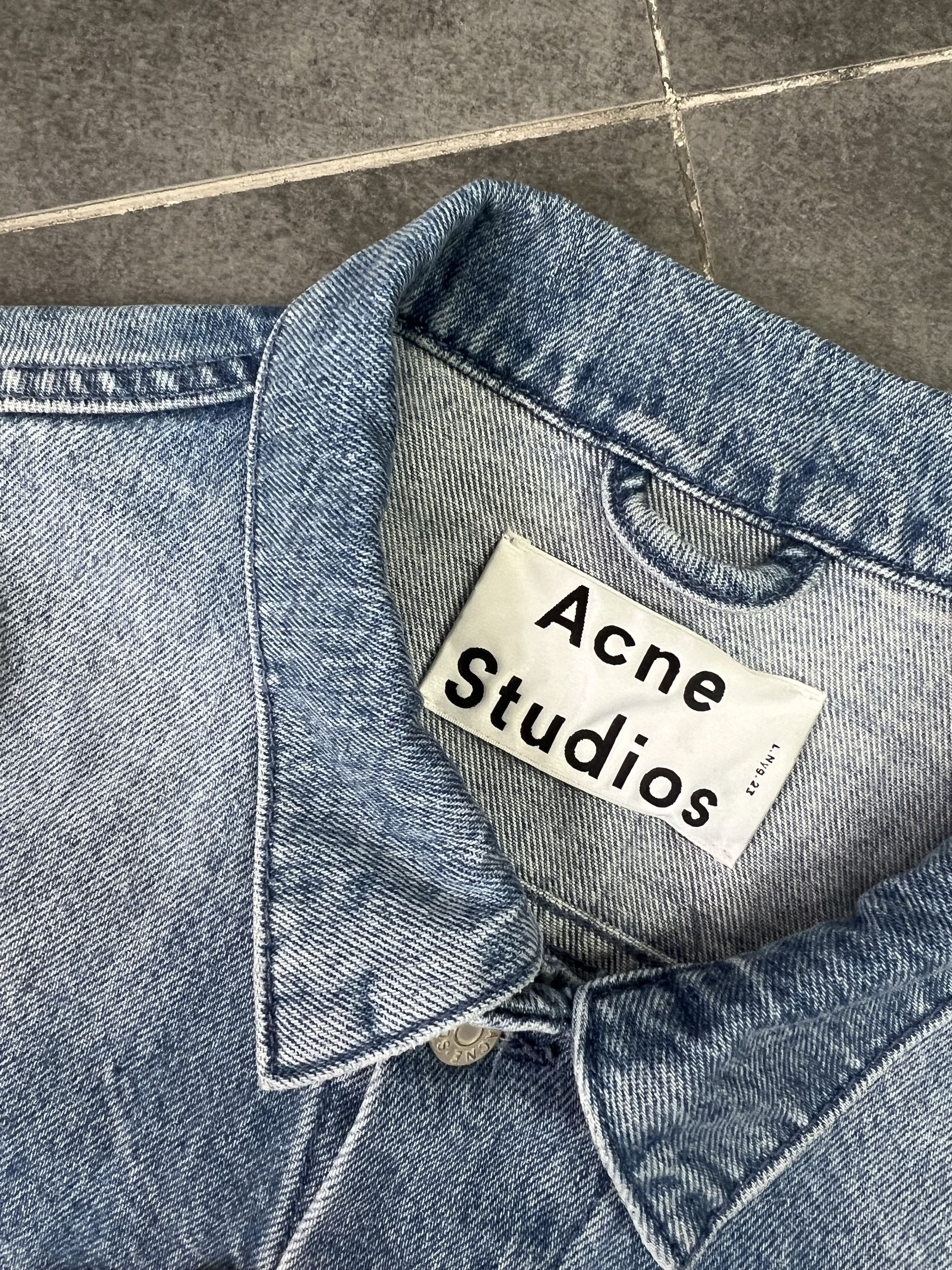 Acne Studios Acne studios SS14 vintage washed cropped denim jacket Size M / US 6-8 / IT 42-44 - 4 Thumbnail