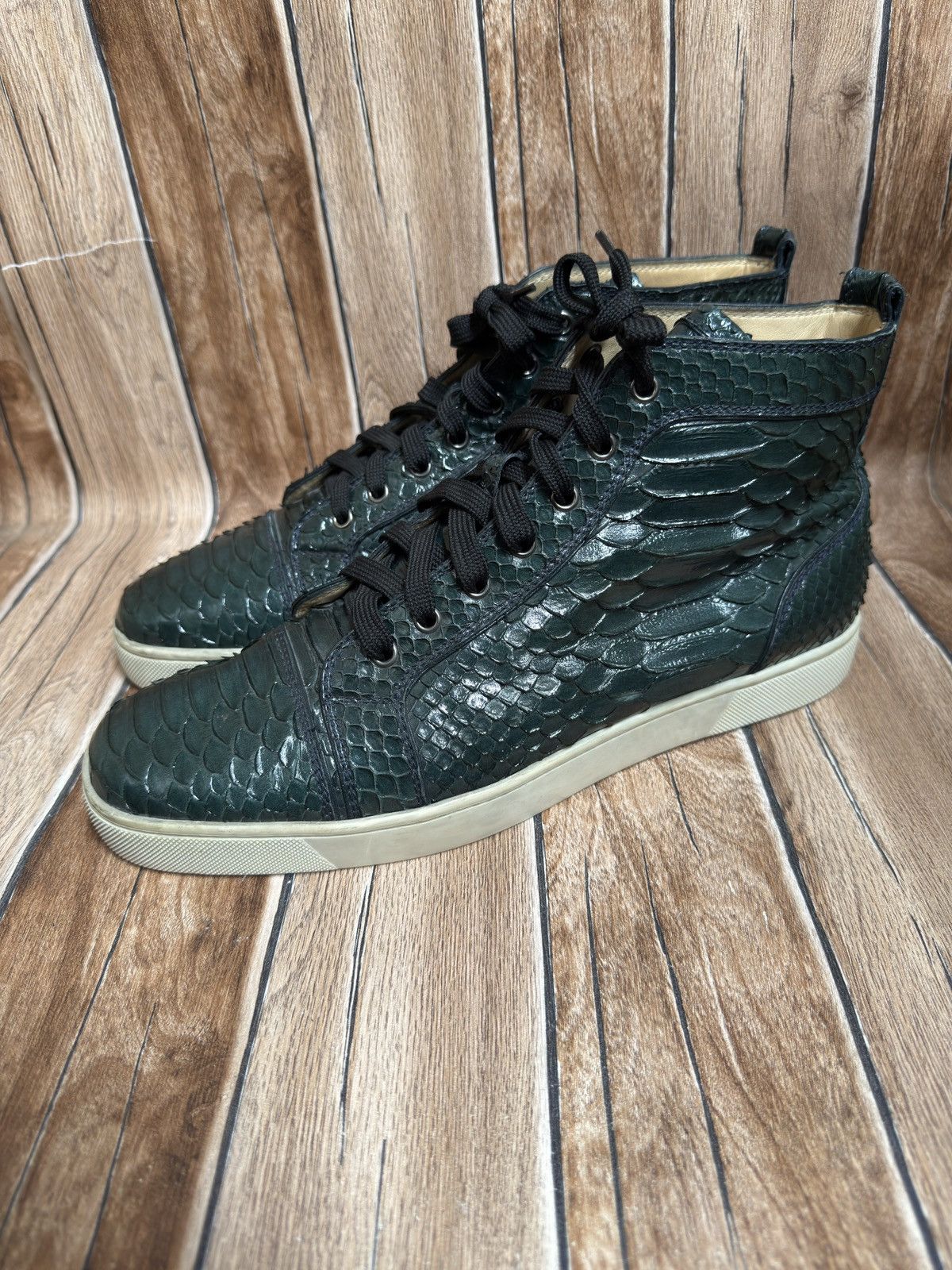 Christian Louboutin 🕷️🔋Louis python sneaker Size US 13 / EU 46 - 2 Thumbnail