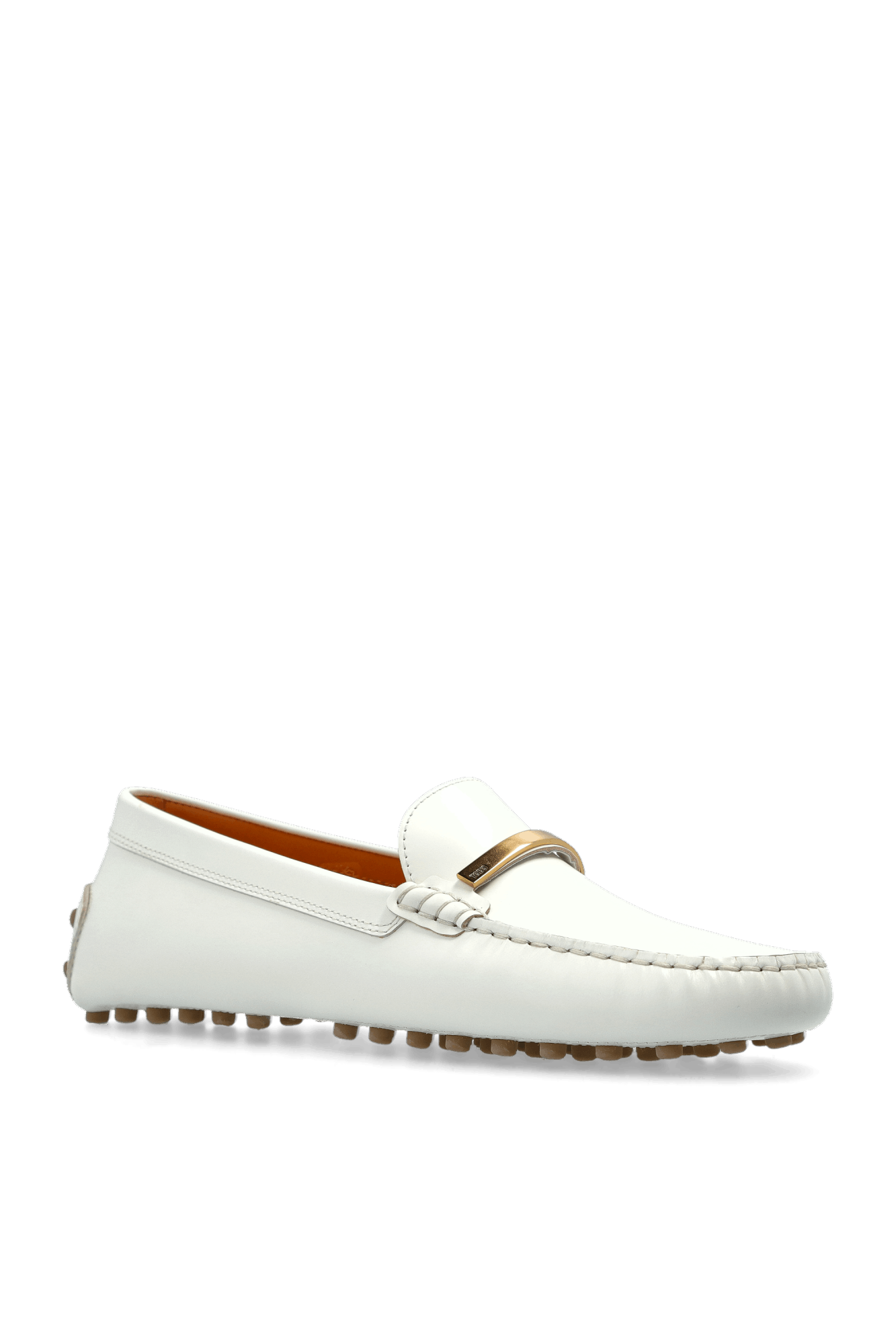 Tod's o1s22i1n0325 Calfskin Driving Loafers in White Size US 5 / IT 35 - 4 Thumbnail