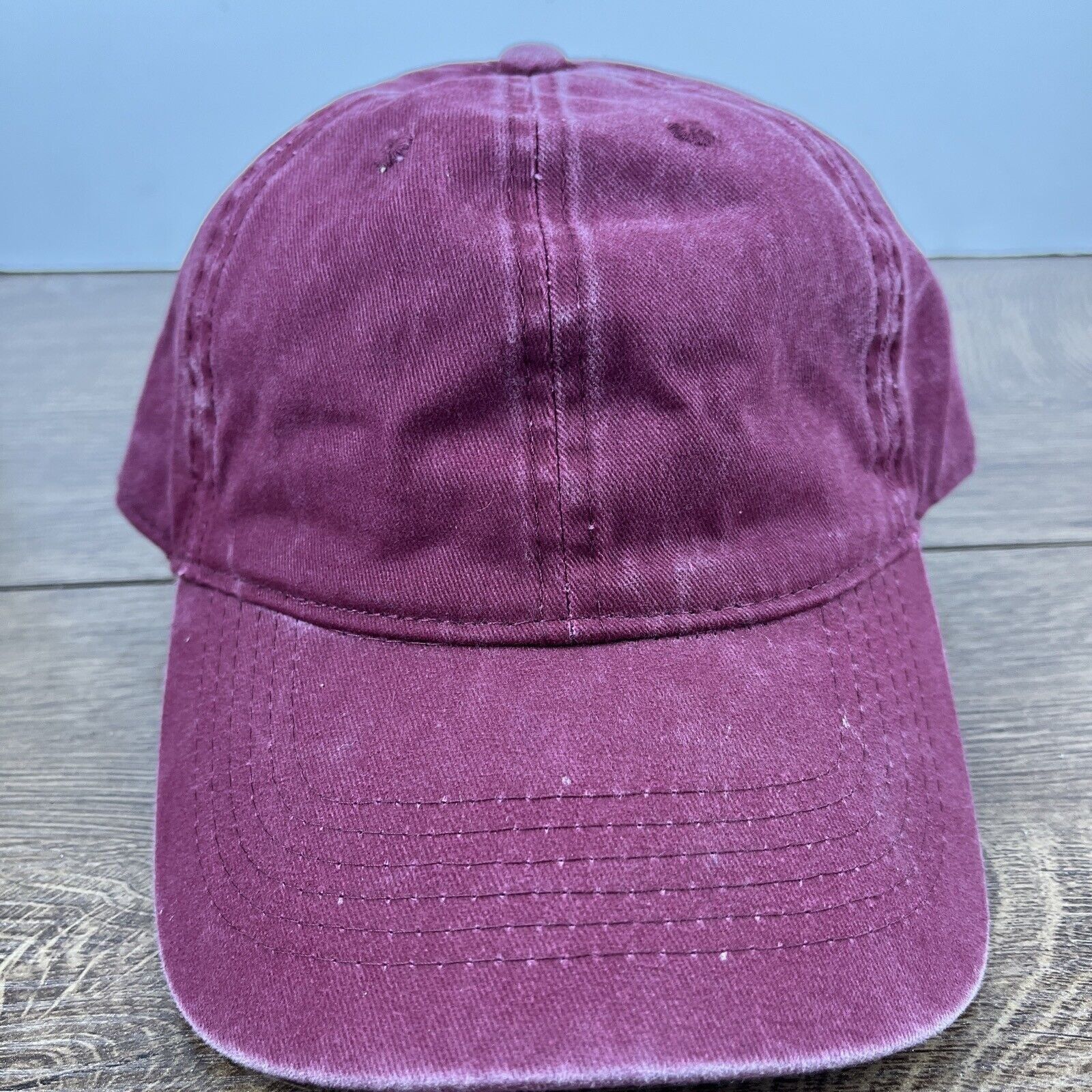 Other Maroon Baseball Hat Red Hat Adjustable Adult Size Hat Red Ca Size ONE SIZE - 1 Thumbnail