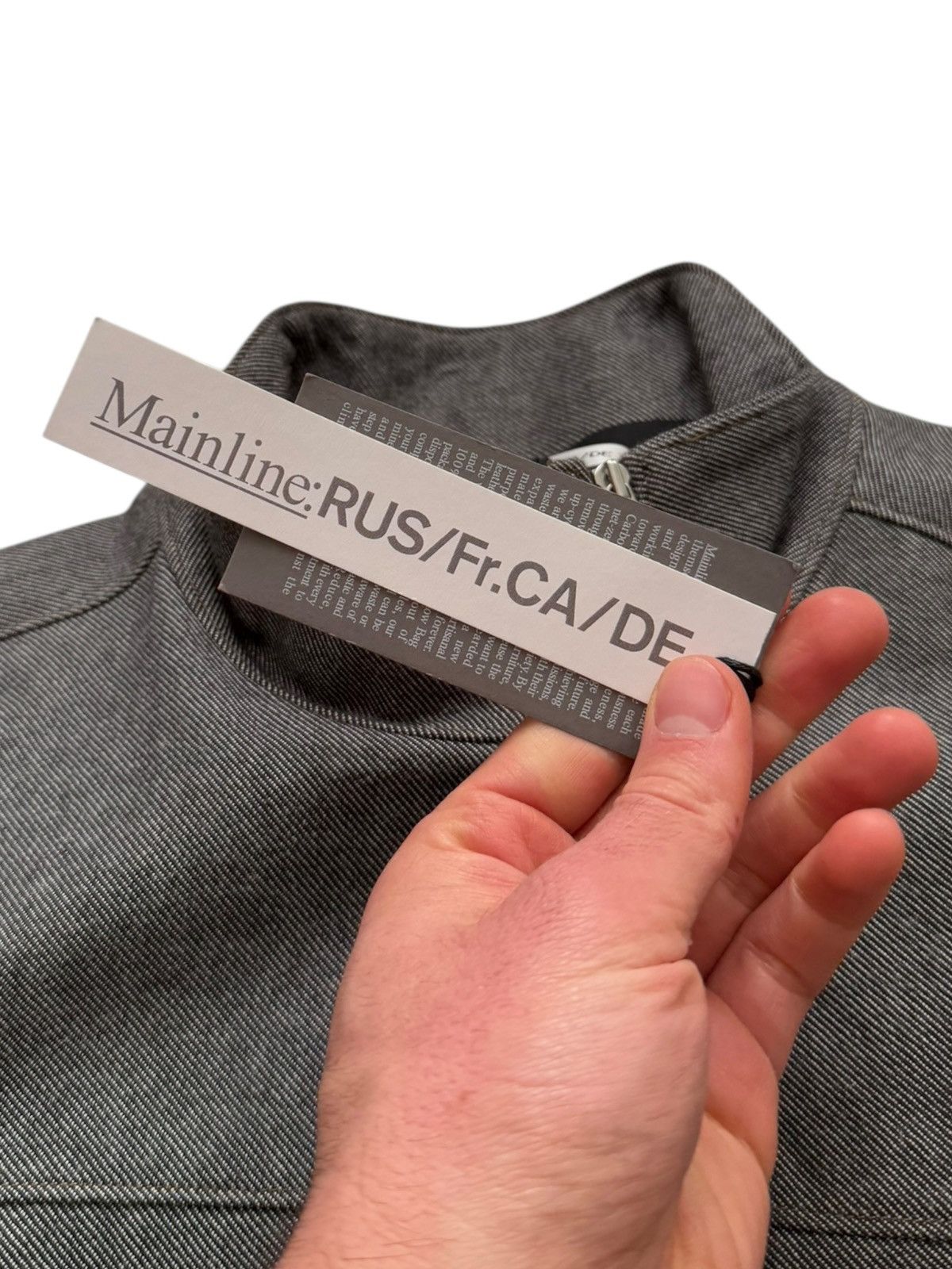 Mainline:RUS/Fr.CA/DE Fyn Rust Asymmetric Funnel Neck Jacket Size US L / EU 52-54 / 3 - 10 Thumbnail