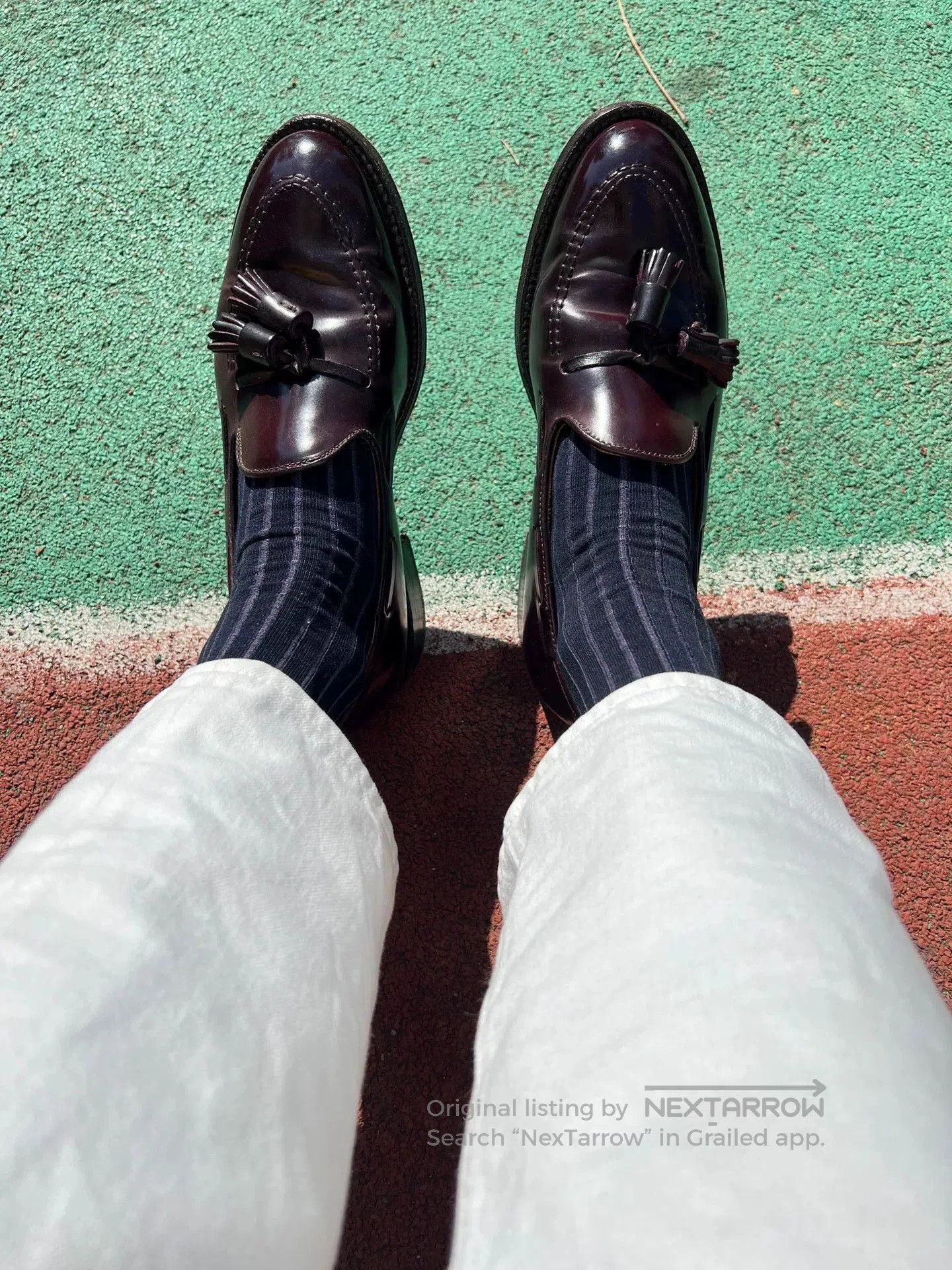 Alden Alden 563 Shell Cordovan Tassel Loafer. Size US 8 / EU 41 - 2 Thumbnail