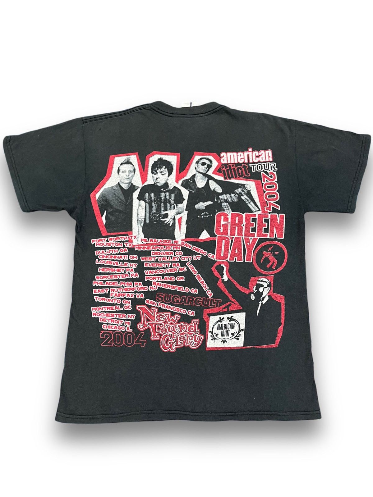Band Tees × Vintage Vintage Greenday Tour 2004 Tshirt Size US M / EU 48-50 / 2 - 2 Thumbnail