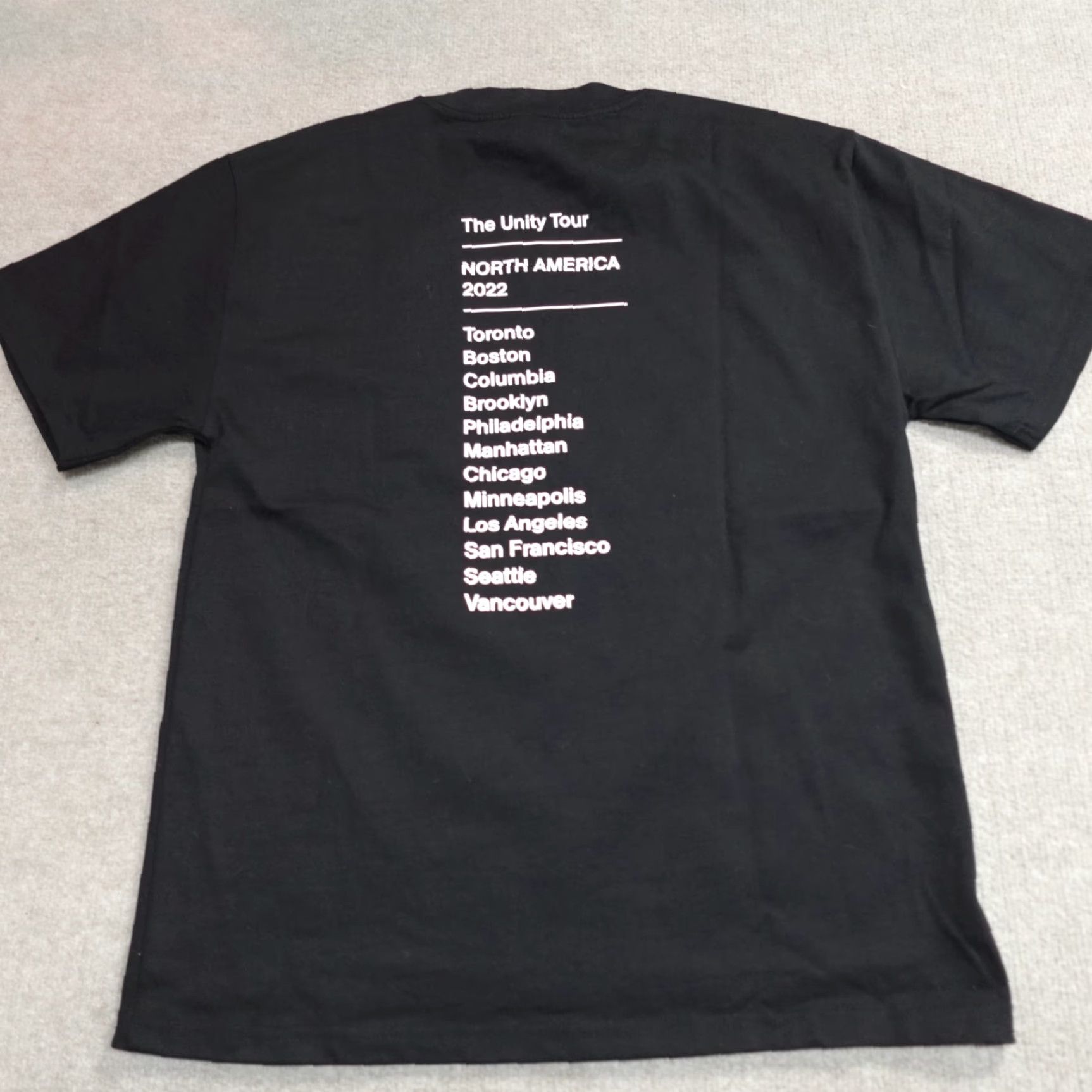 Doublet VINTAGE New Order Pet Shop Boys Shirt M Black Double Sided 2022 Tour Mens Size US M / EU 48-50 / 2 - 5 Thumbnail