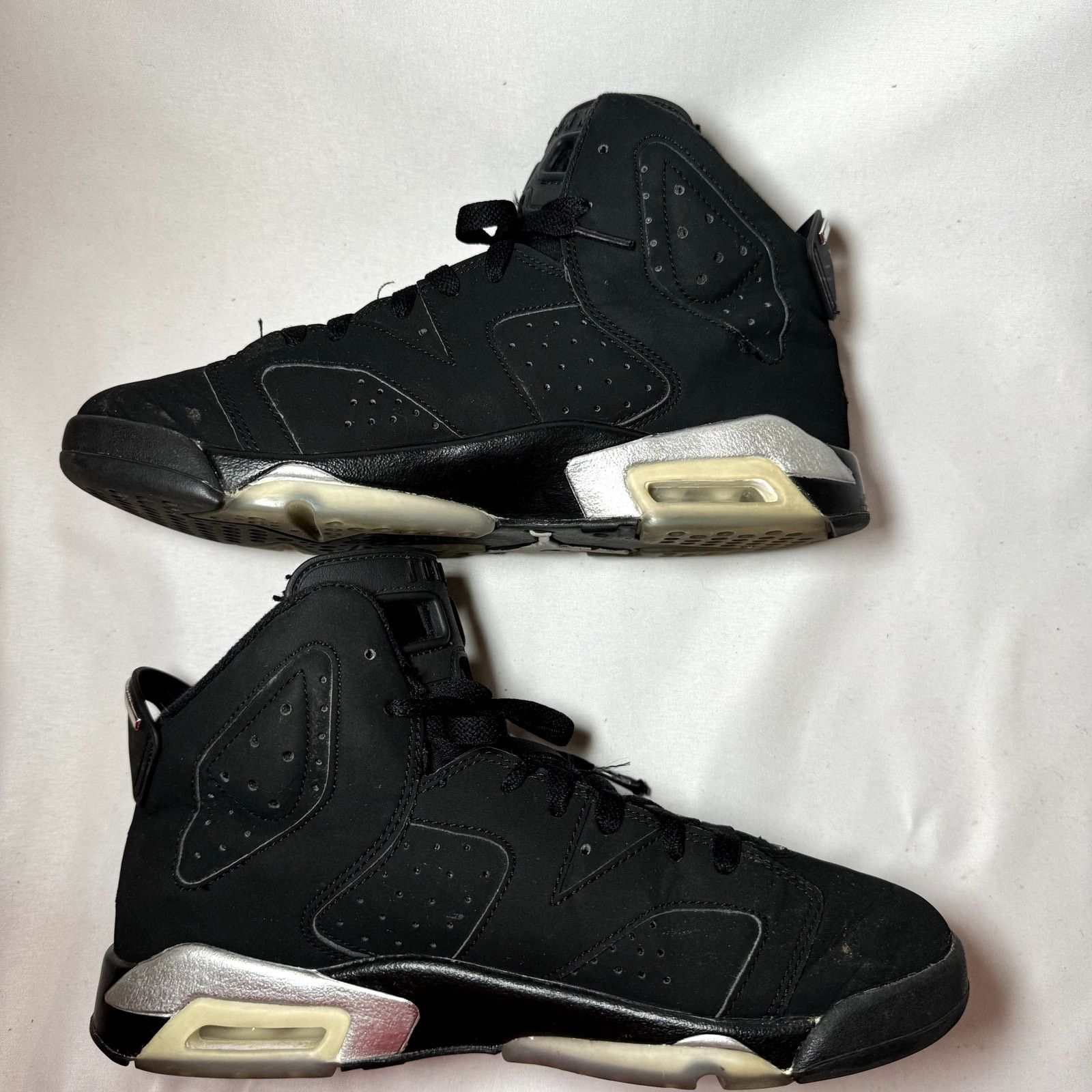 Jordan Brand × Nike Nike Air Jordan 6 Retro GS Chrome Men's Shoes - Size 7 Size US 7 / EU 40 - 3 Thumbnail