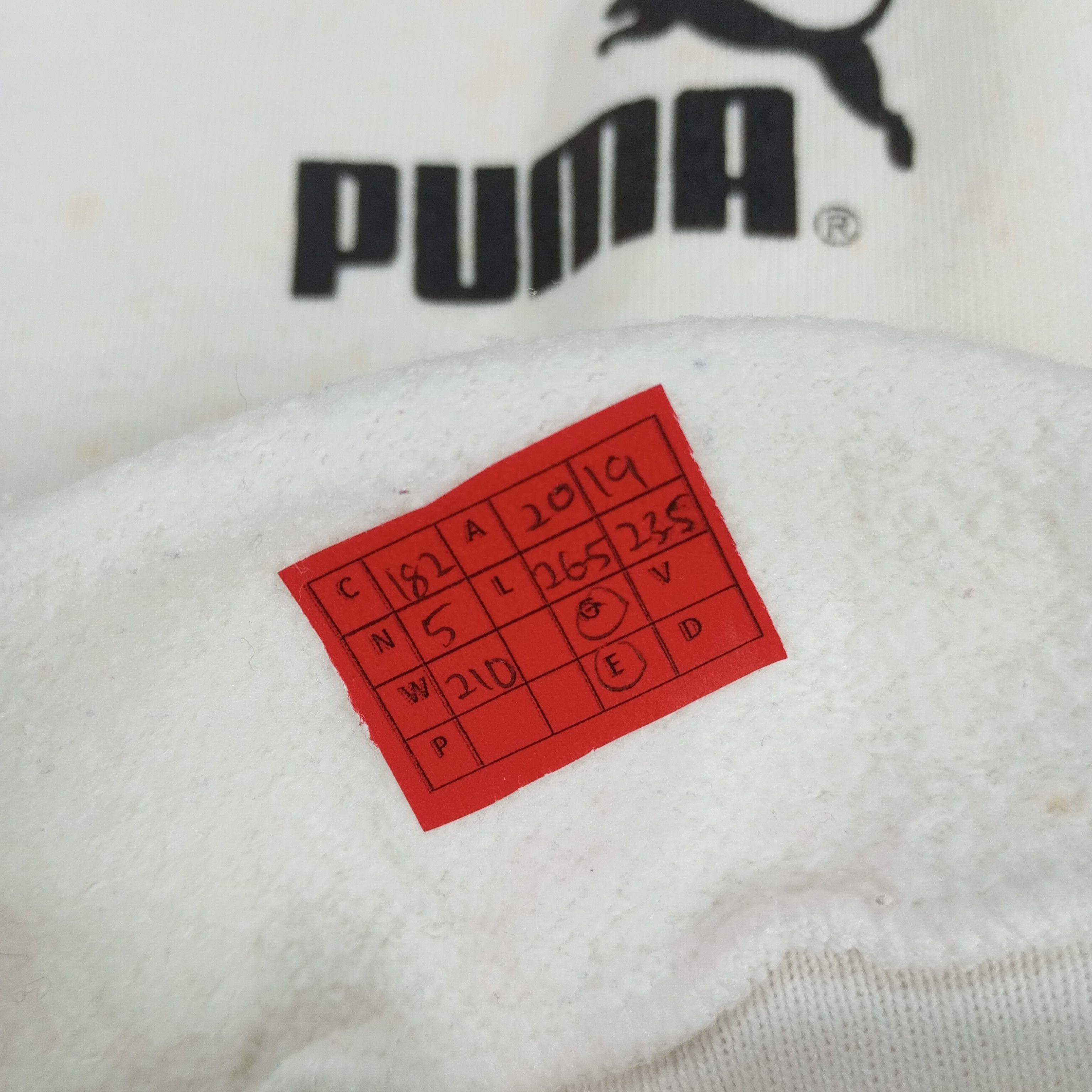 Puma × Vintage Puma Spellout Logo Design Sweatshirt Size US S / EU 44-46 / 1 - 11 Thumbnail