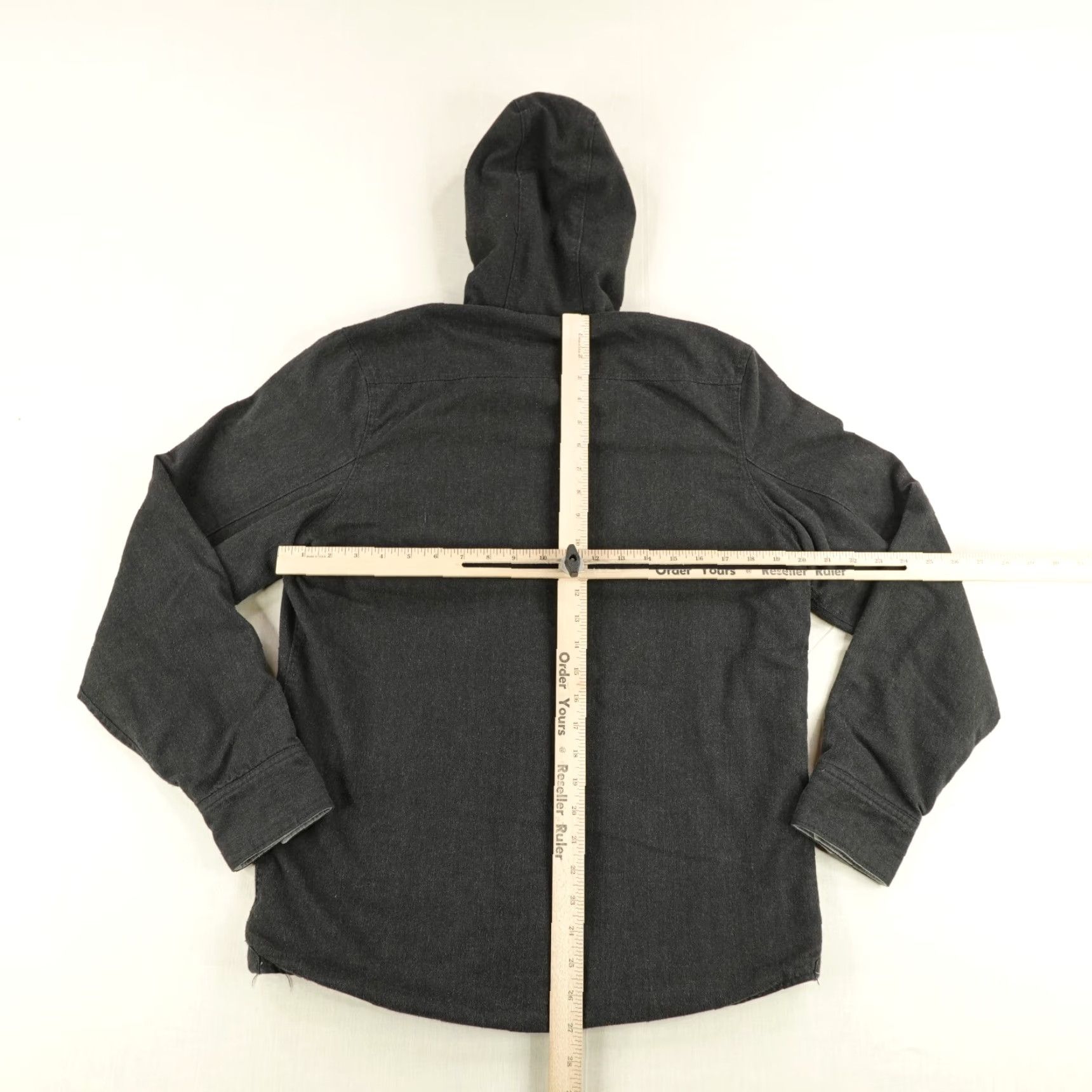 Vans VANS Jacket Mens M Reversible Canvas Coat Gray Black Snap Up Outdoor Skateboarding Shirt? Size US M / EU 48-50 / 2 - 5 Thumbnail