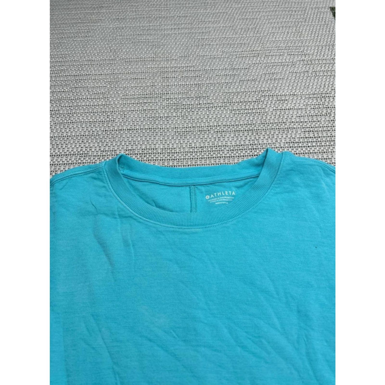Athleta Athleta Sundown Motion Sweatshirt Women M Blue Pullover Crew Neck Relaxed Activewear Casual Shirt Size M / US 6-8 / IT 42-44 - 3 Thumbnail