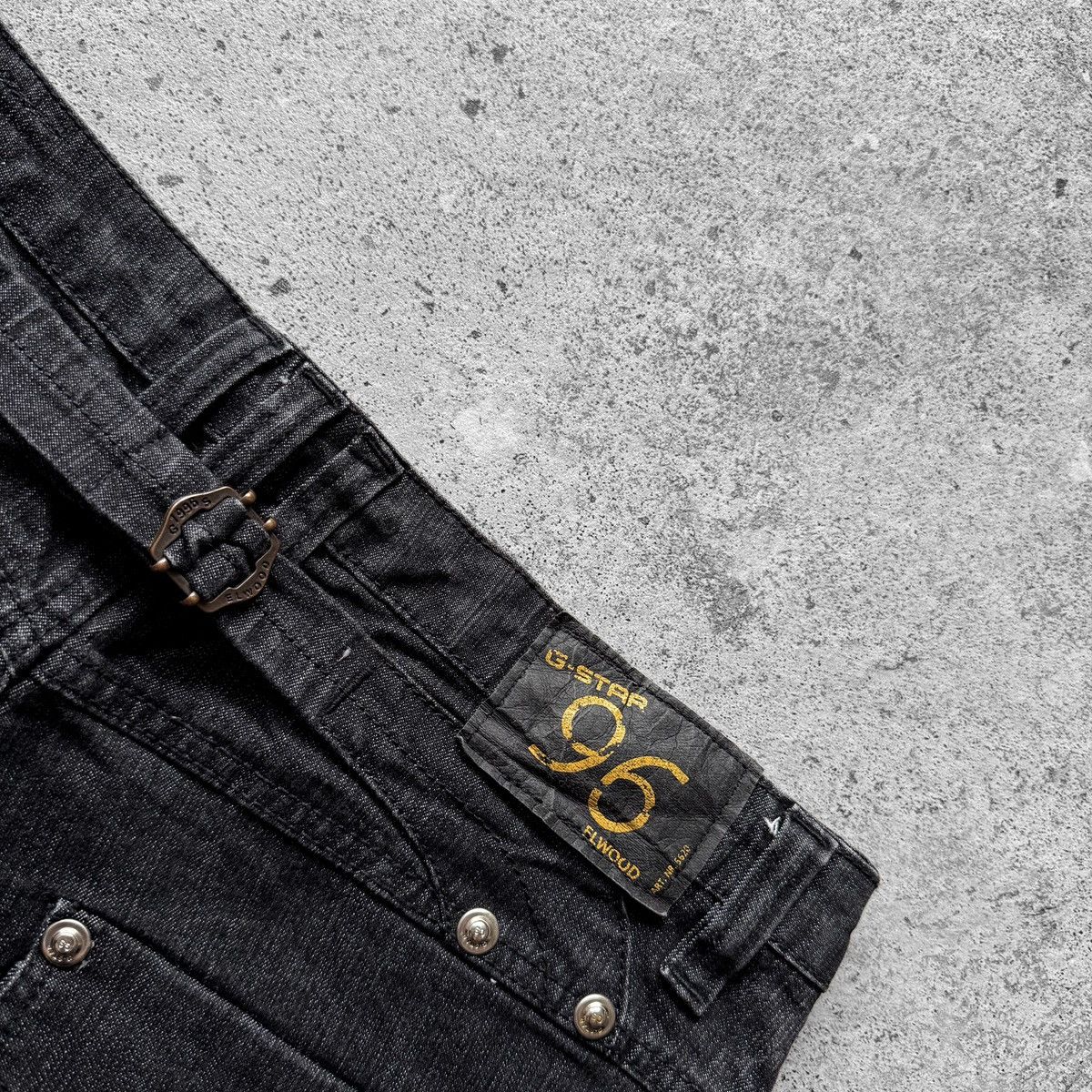 G-Star G-Star Raw Originals Vintage 96 Graphic Multi Pocket Jeans Size 33" - 5 Thumbnail