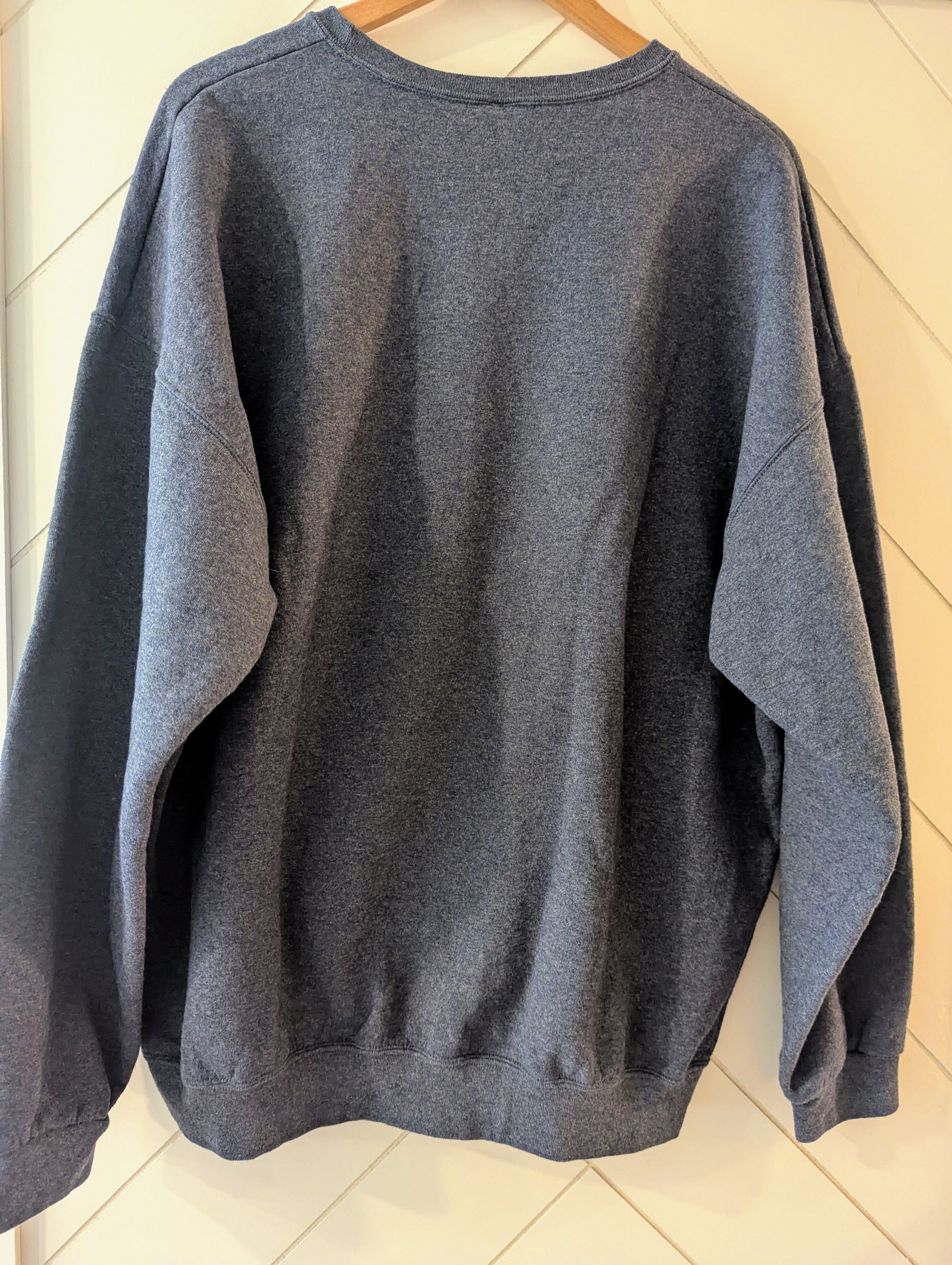 Jerzees Vintage 2001 Clearwater Beach Navy Crewneck Sweatshirt 2XL Size US XXL / EU 58 / 5 - 2 Thumbnail