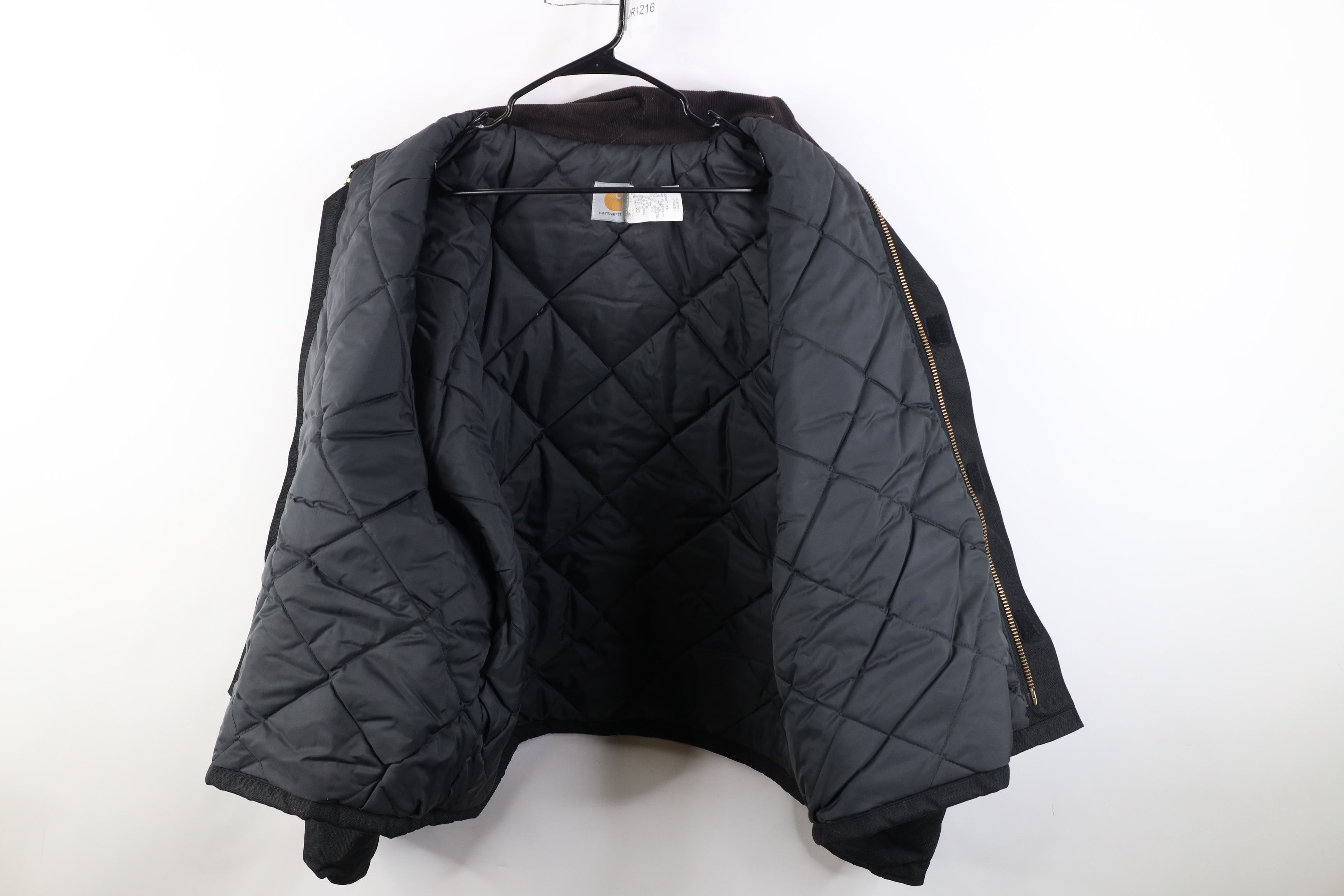 Carhartt Deadstock Vintage 90s Carhartt Bomber Jacket Black USA Size US XXL / EU 58 / 5 - 10 Thumbnail