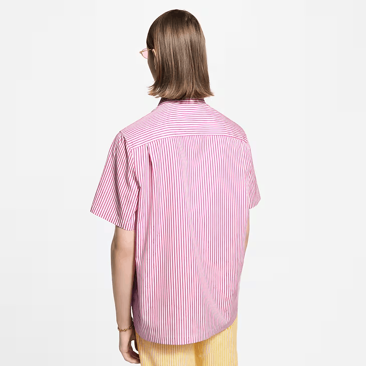 Louis Vuitton Monogram Striped Short-Sleeved Shirt Size US S / EU 44-46 / 1 - 4 Thumbnail