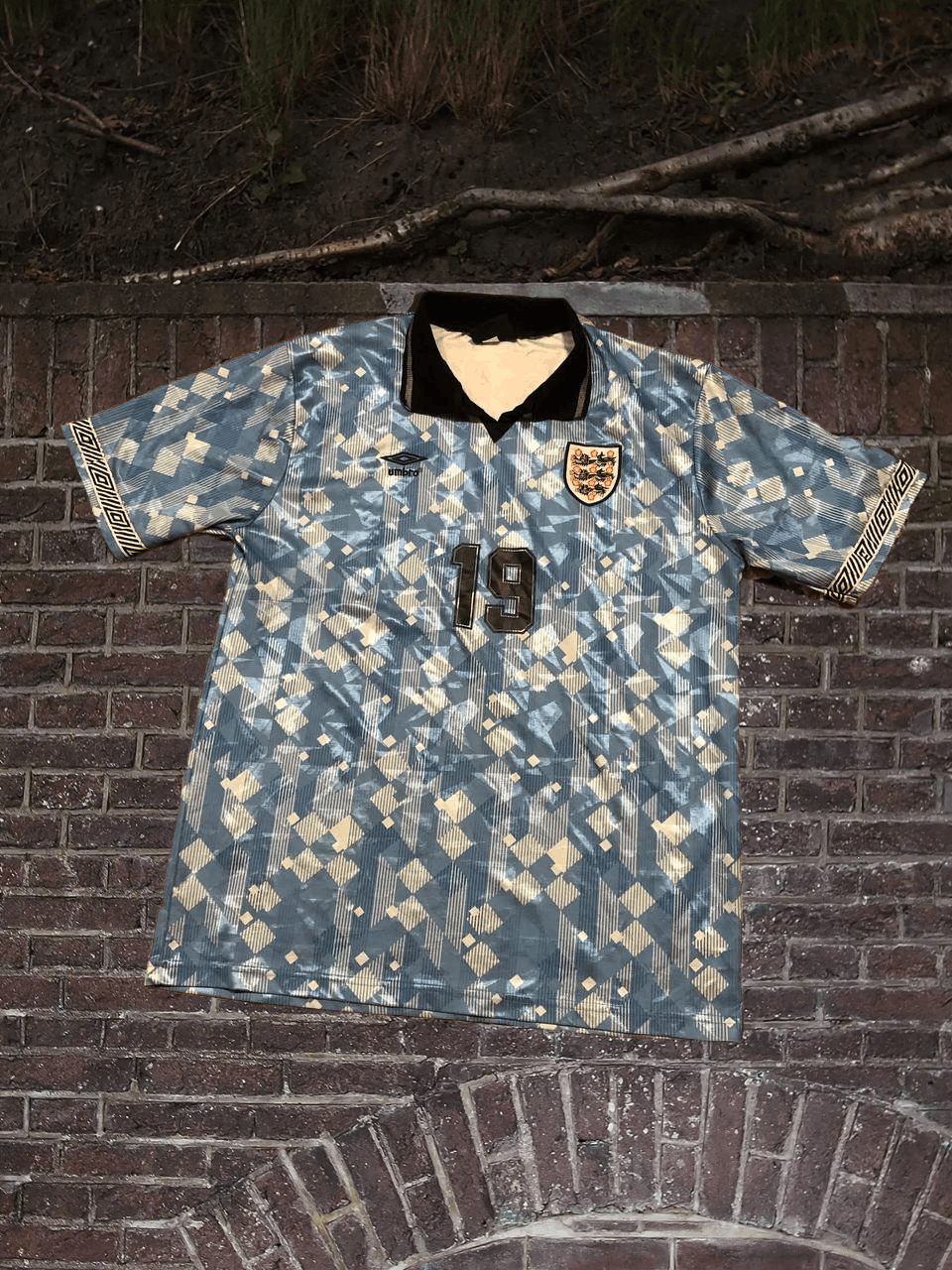 Umbro Vintage T-shirt Jerseys Umbro England Polo Y2K #19GASCOIGNE Size US XL / EU 56 / 4 - 1 Thumbnail