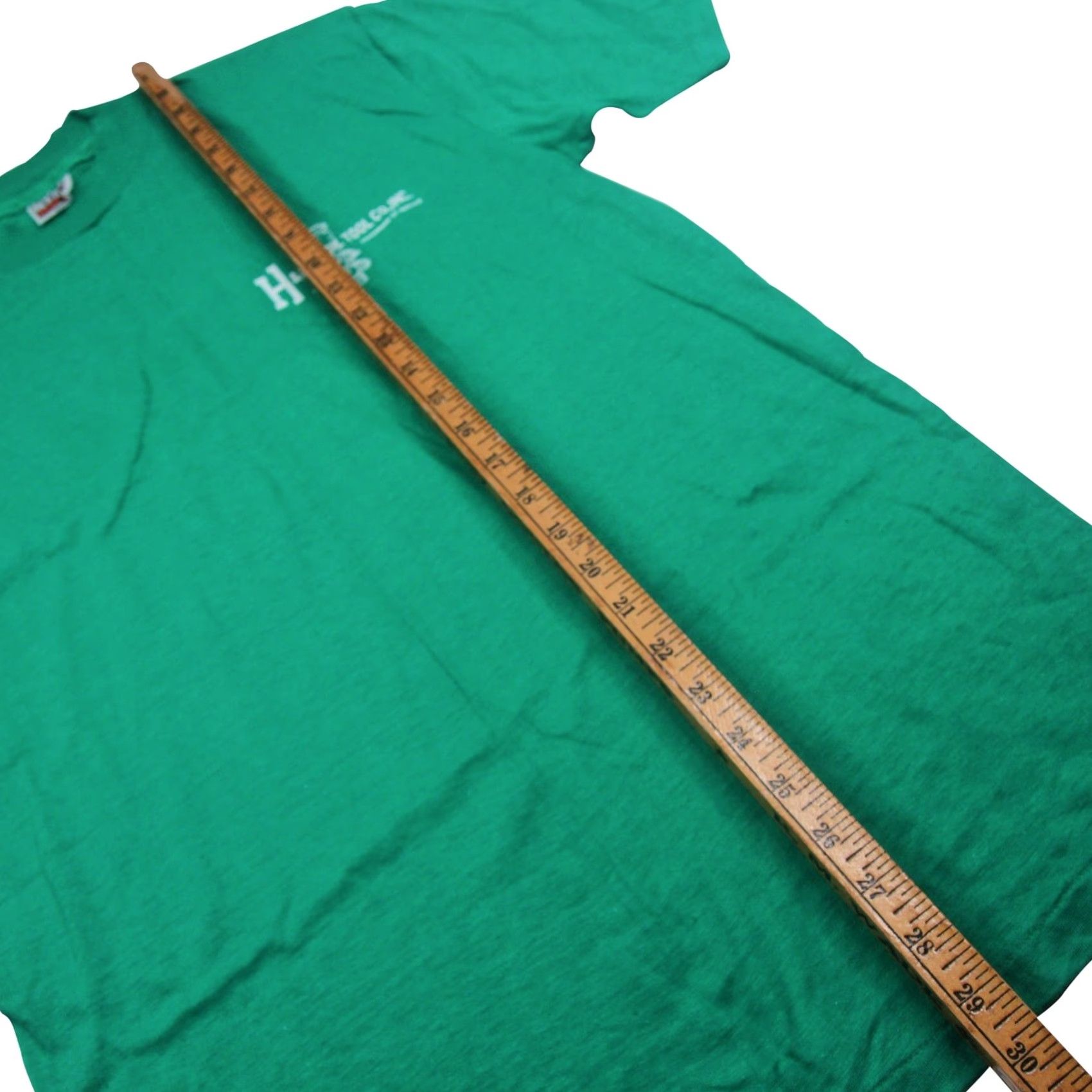 Hanes VINTAGE Hanes T-Shirt Green Mens Medium Graphic H&H Oil Tools Co. Size US M / EU 48-50 / 2 - 6 Thumbnail
