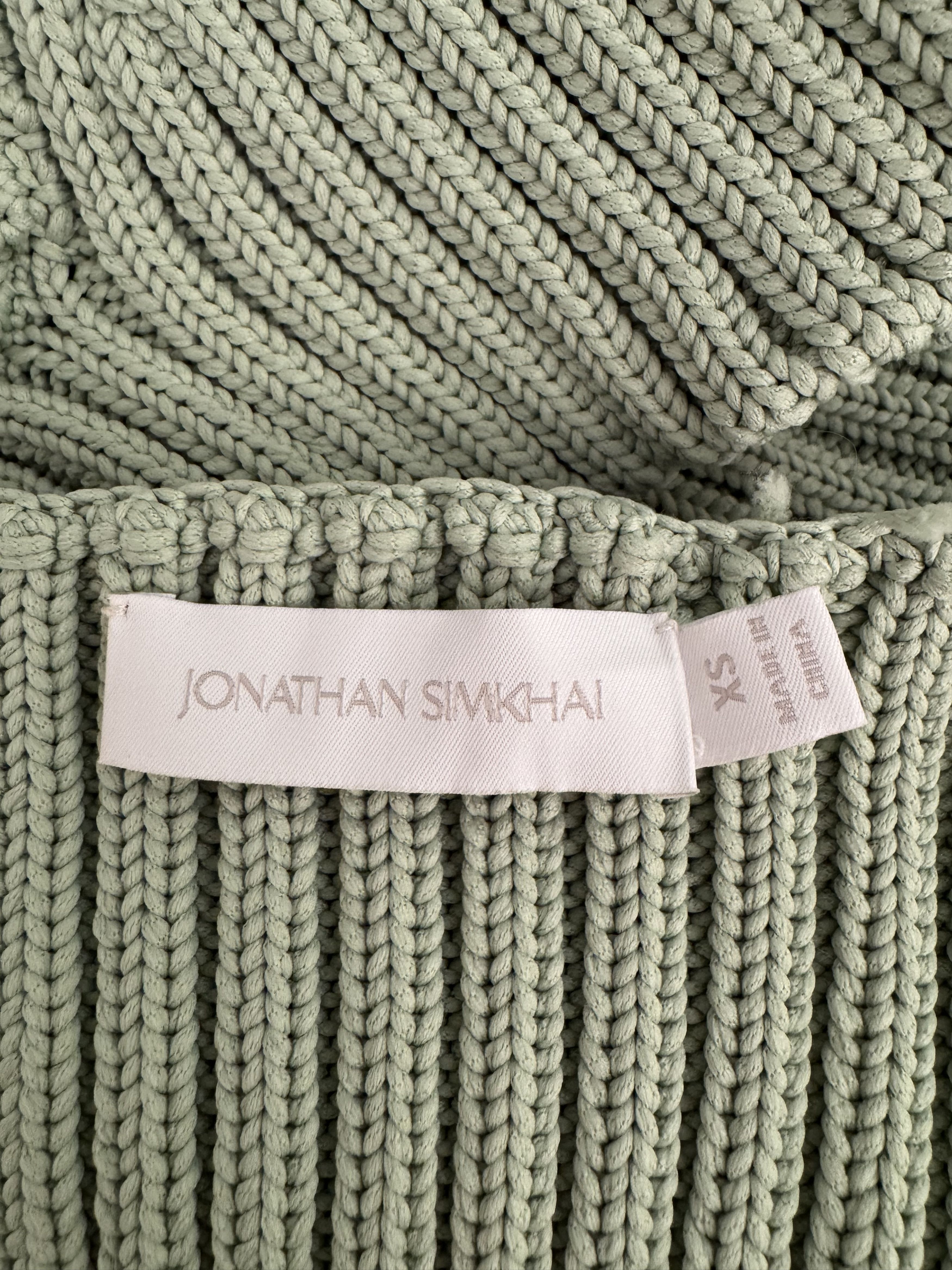 Jonathan Simkhai Knitted Crop Top Size XS / US 0-2 / IT 36-38 - 5 Thumbnail