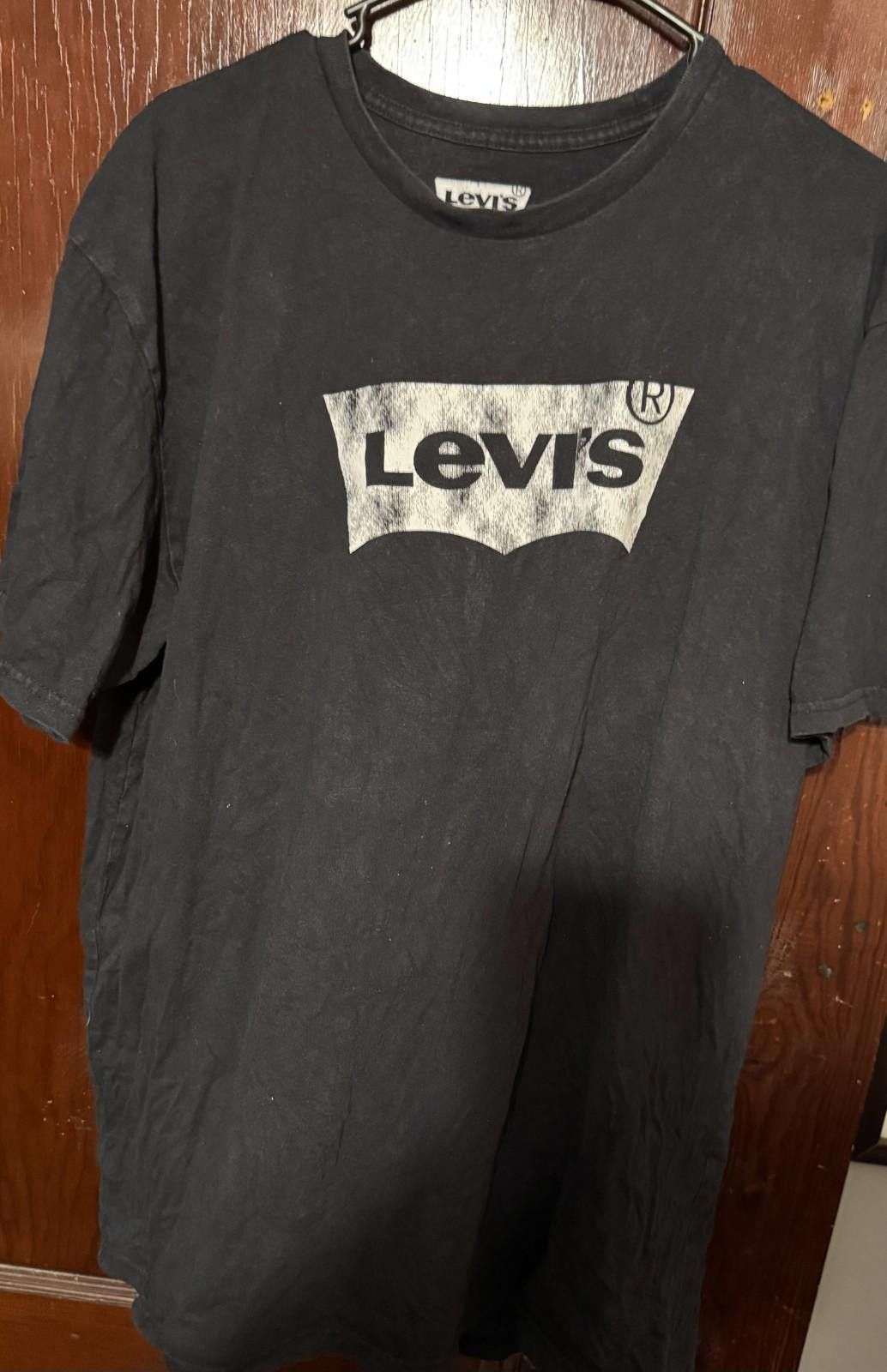Levi's Levi's Distressed Logo Tee shirt Men's Sz XXL Black Size US XXL / EU 58 / 5 - 1 Thumbnail