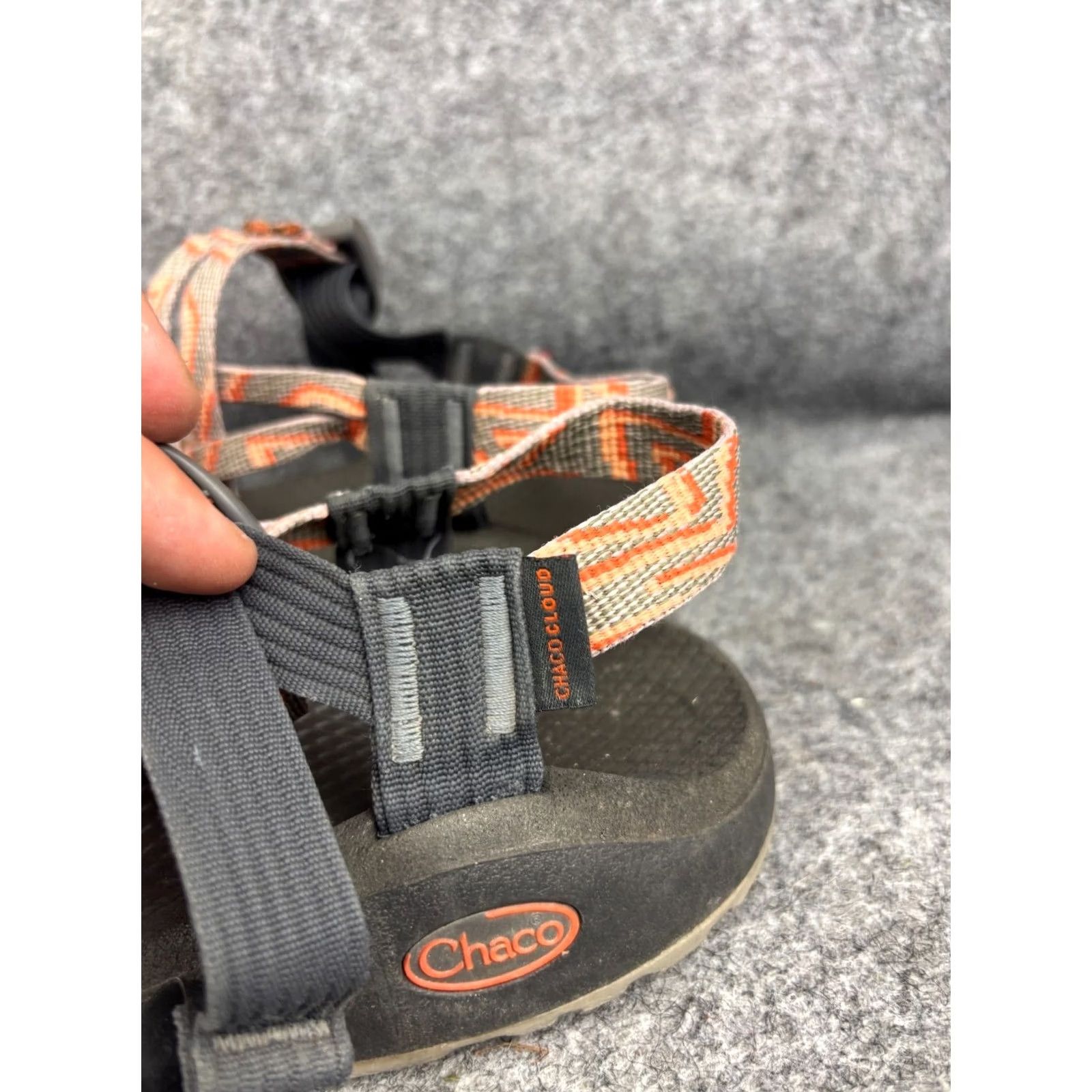 Chaco Chaco Z Cloud Sandals Women’s 9 Strappy Toe Orange Gray Hiking JCH108010 Size US 9 / IT 39 - 5 Thumbnail