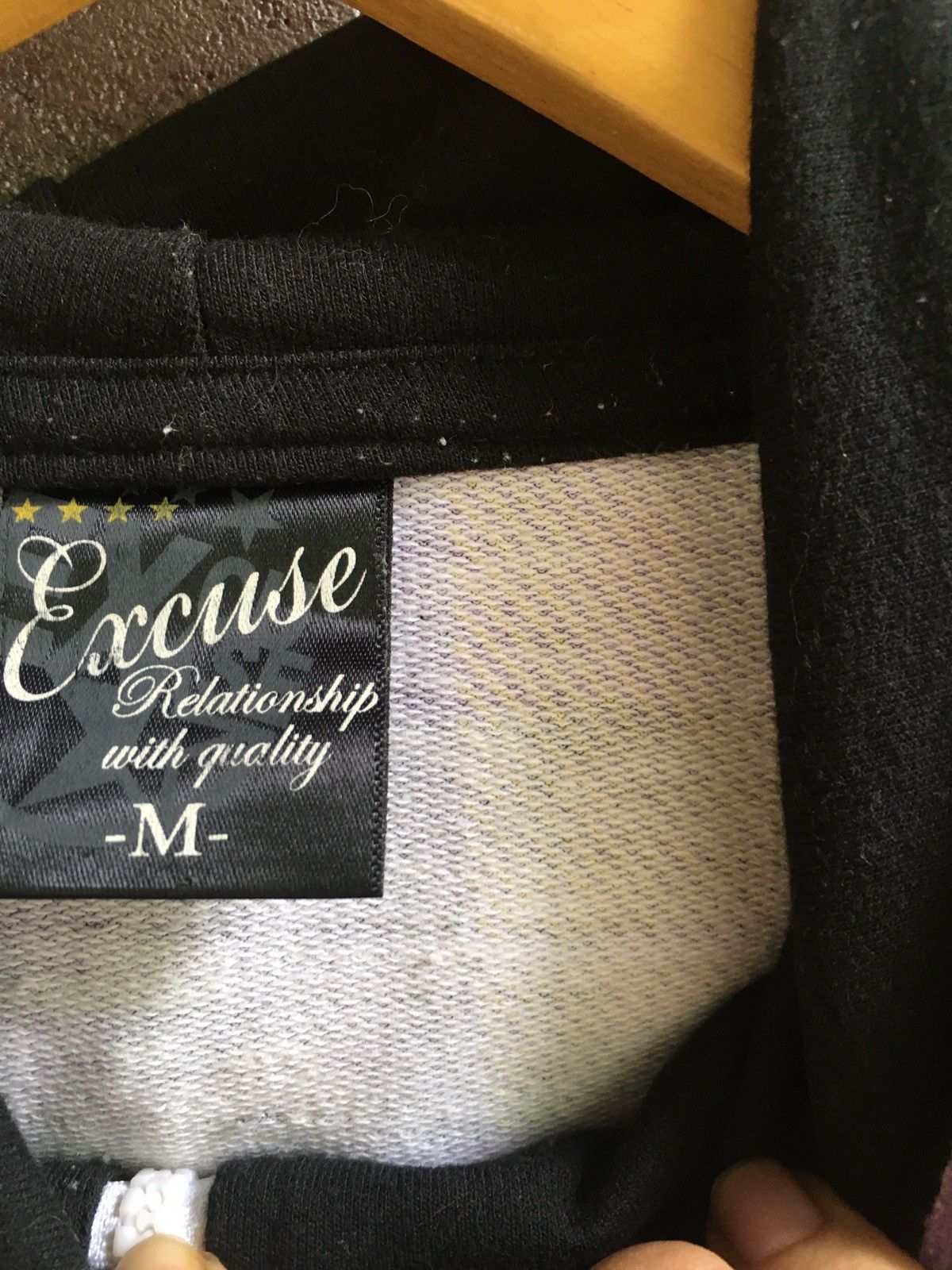 If Six Was Nine × Japanese Brand × Le Grande Bleu (L.G.B.) ~EXCUSE Poem Zipper Hoodie Ifsix Lgb Style Size US M / EU 48-50 / 2 - 8 Thumbnail