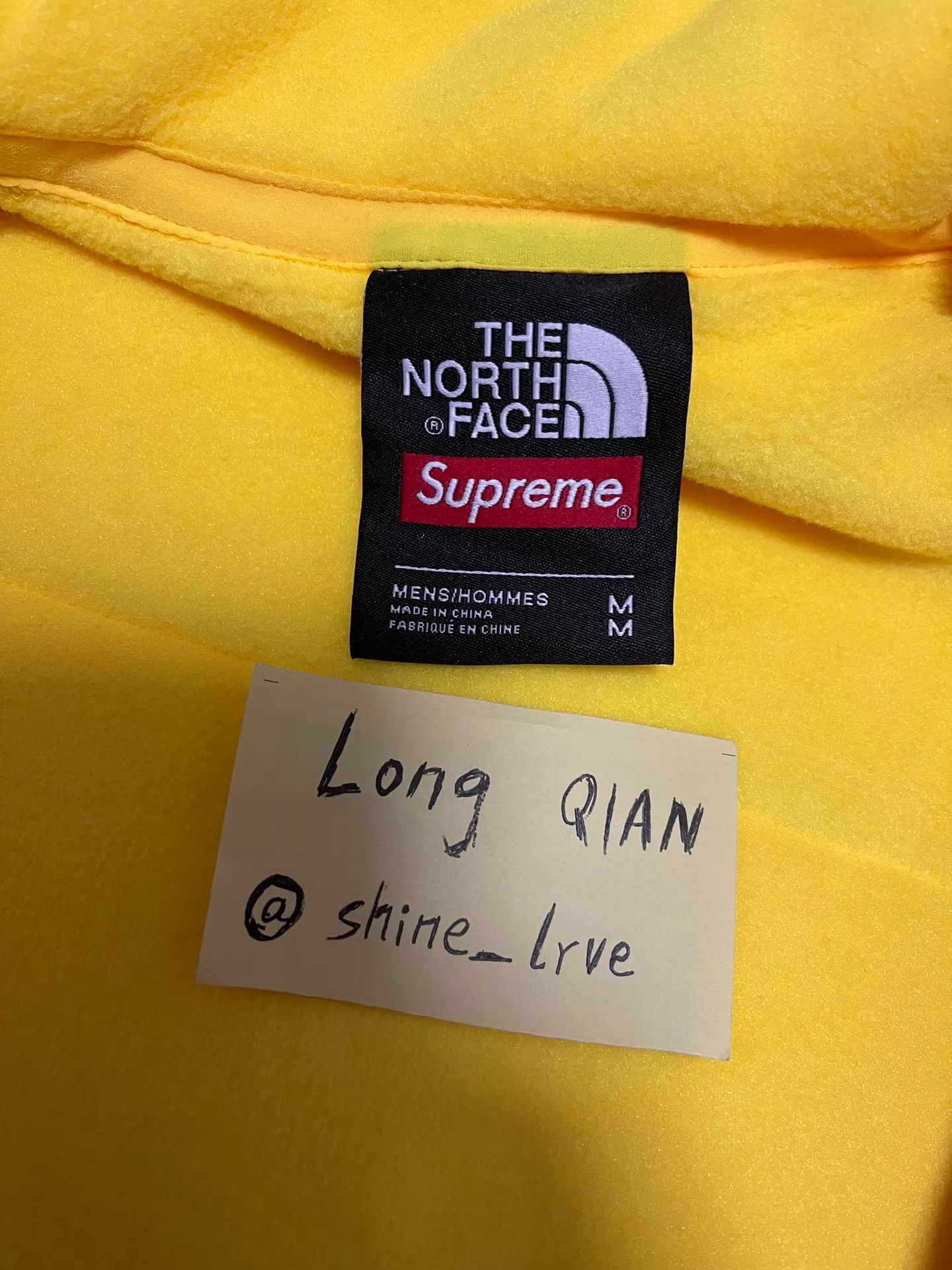 Supreme Supreme x TNF Flag Yellow Fleece Jacket M Size US M / EU 48-50 / 2 - 5 Thumbnail